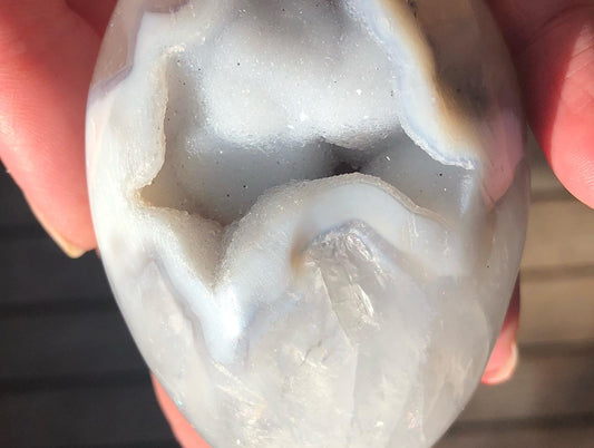 DRUZY AGATE EGG SHAPES