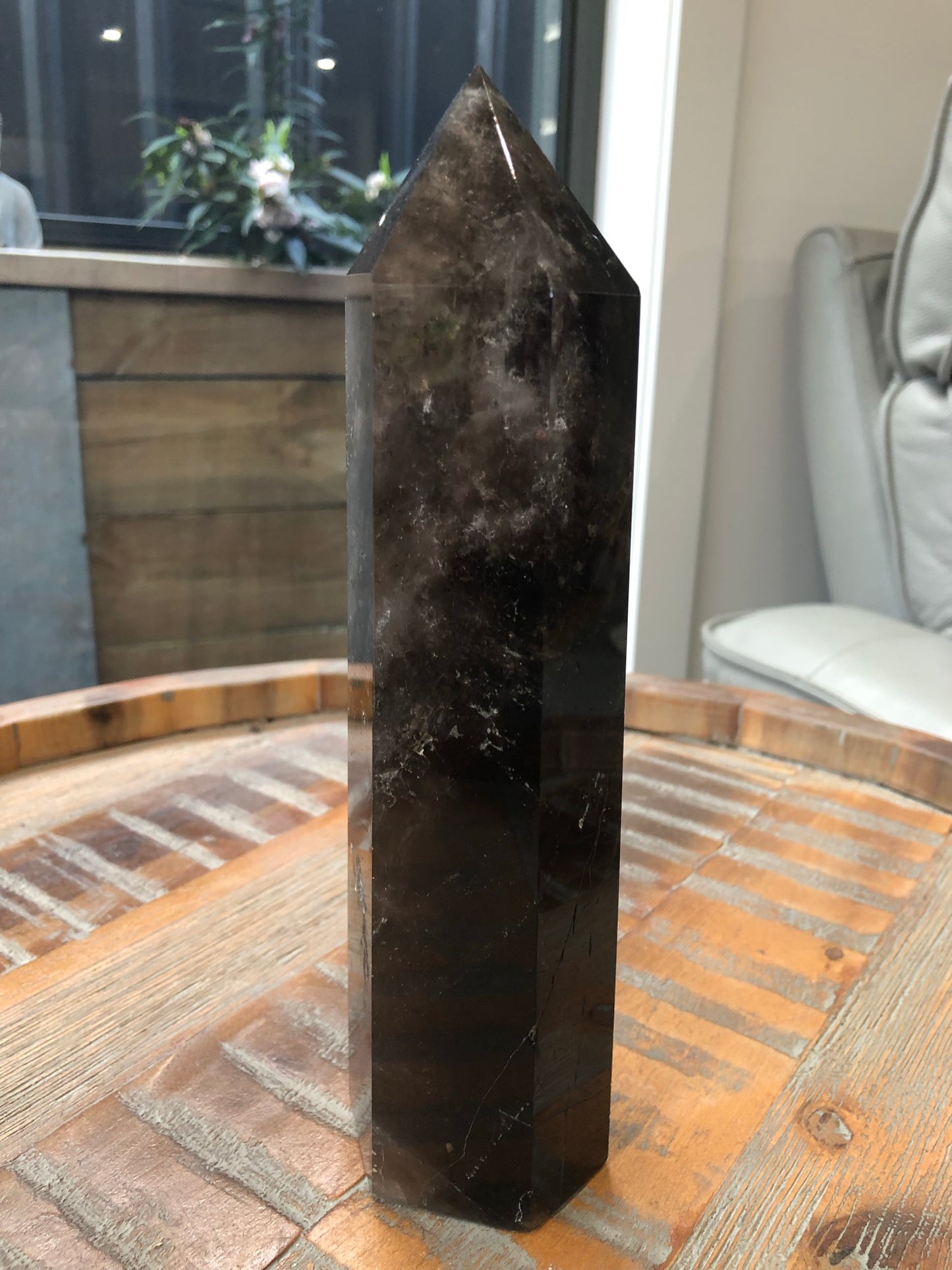 Smokey Quartz Tower