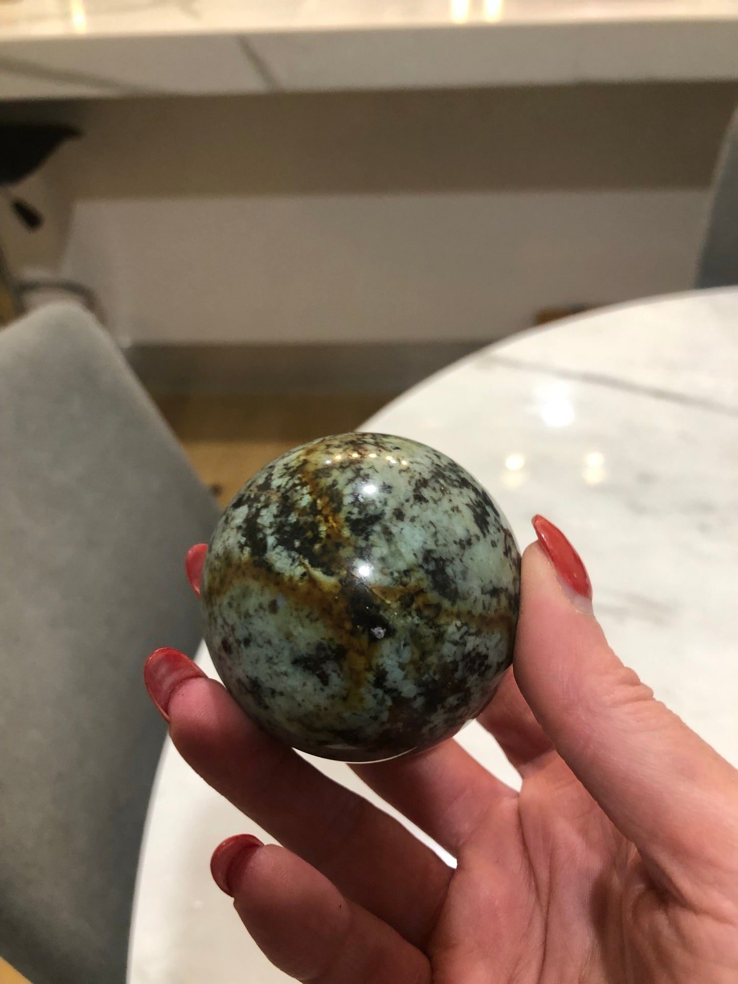 Green Turquoise Sphere(s)