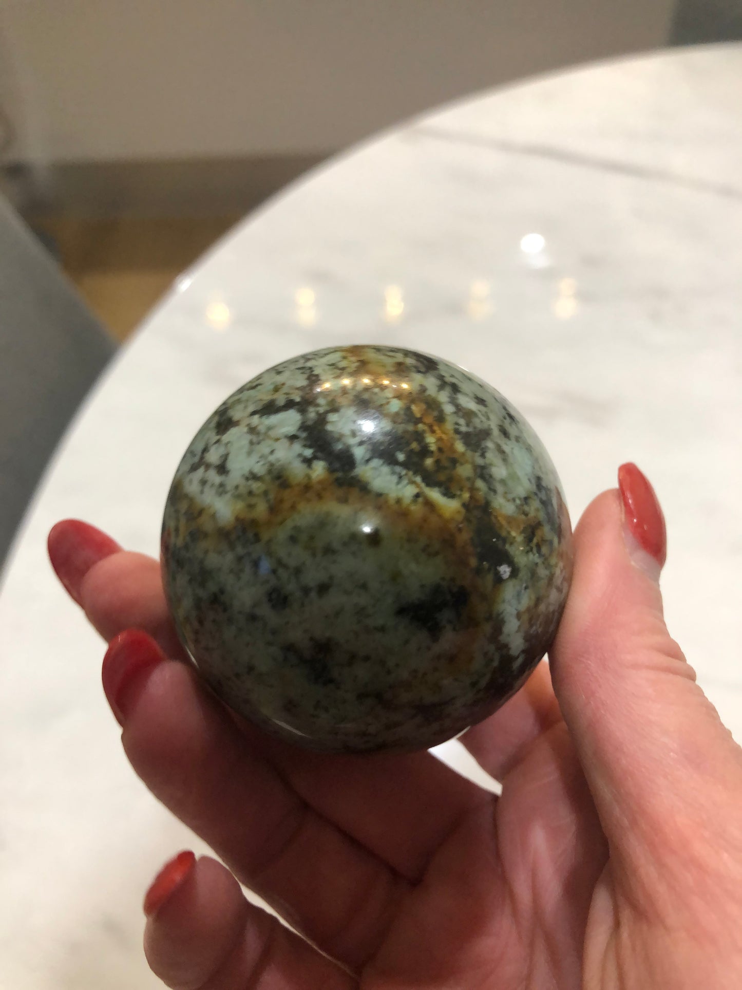 Green Turquoise Sphere(s)