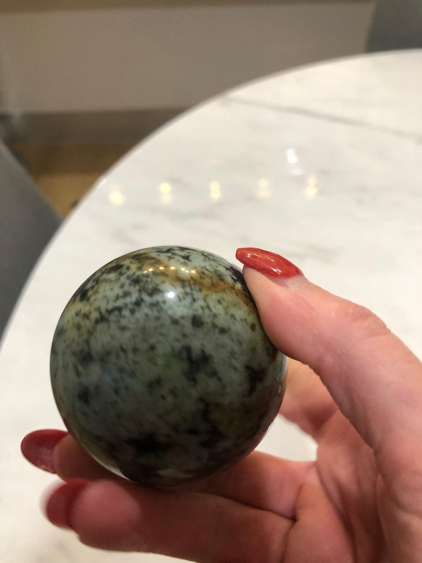 Green Turquoise Sphere(s)