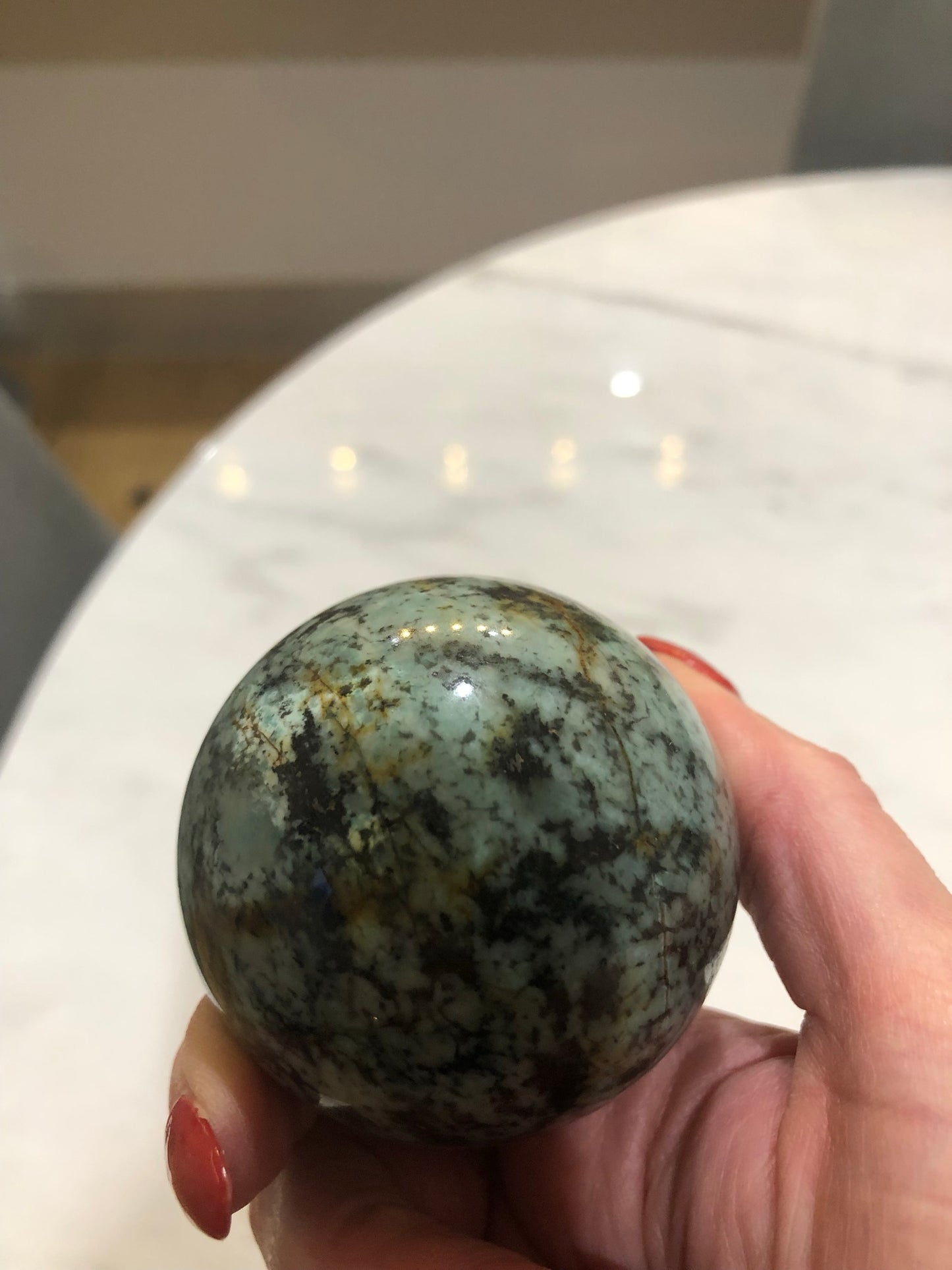 Green Turquoise Sphere(s)