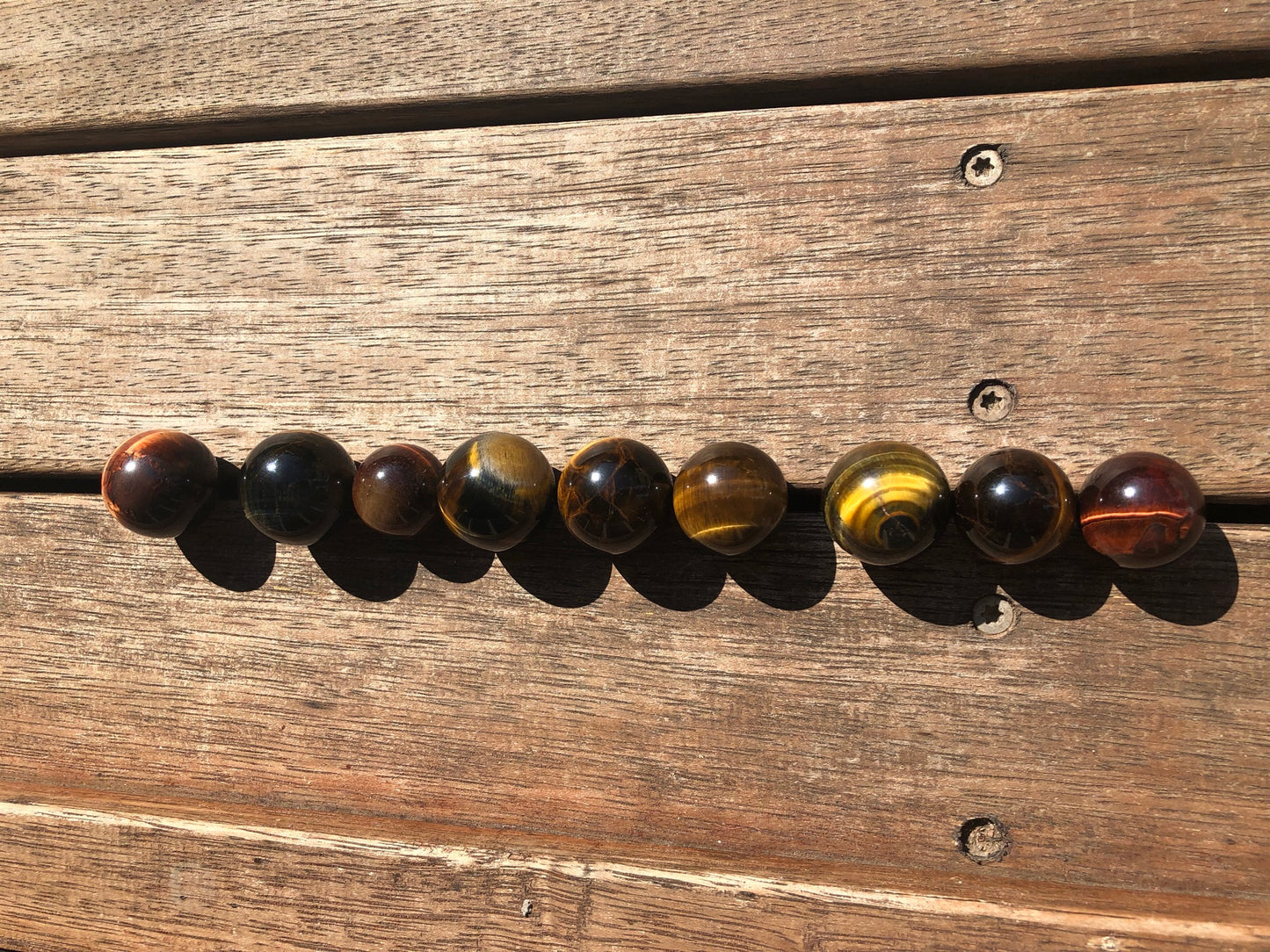 TIGERS EYE SPHERES (SMALL)