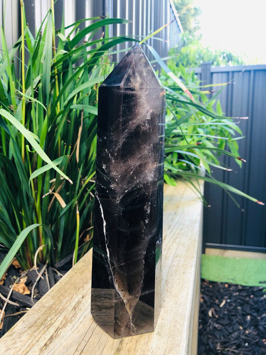 Smokey Quartz Tower