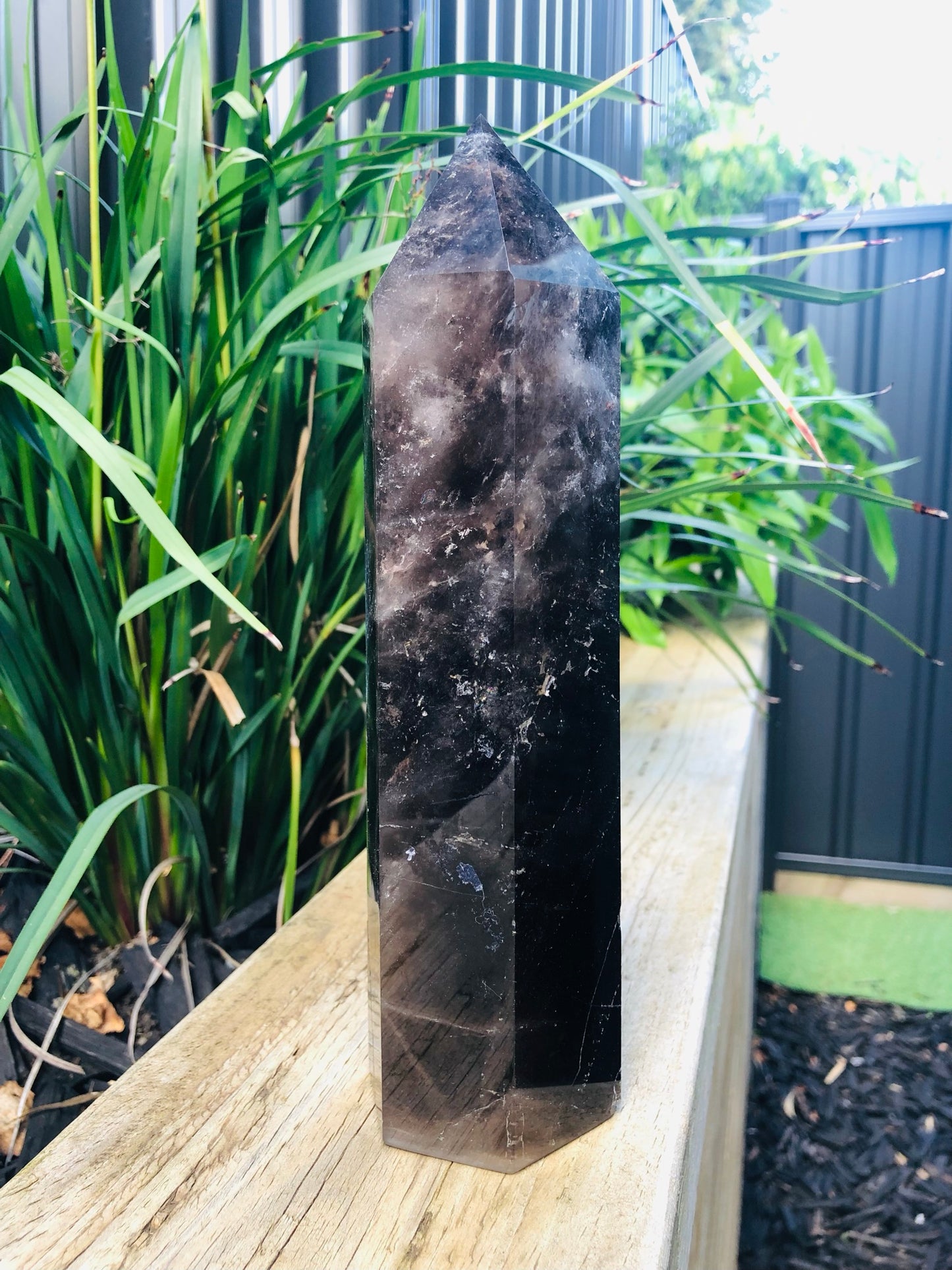 Smokey Quartz Tower