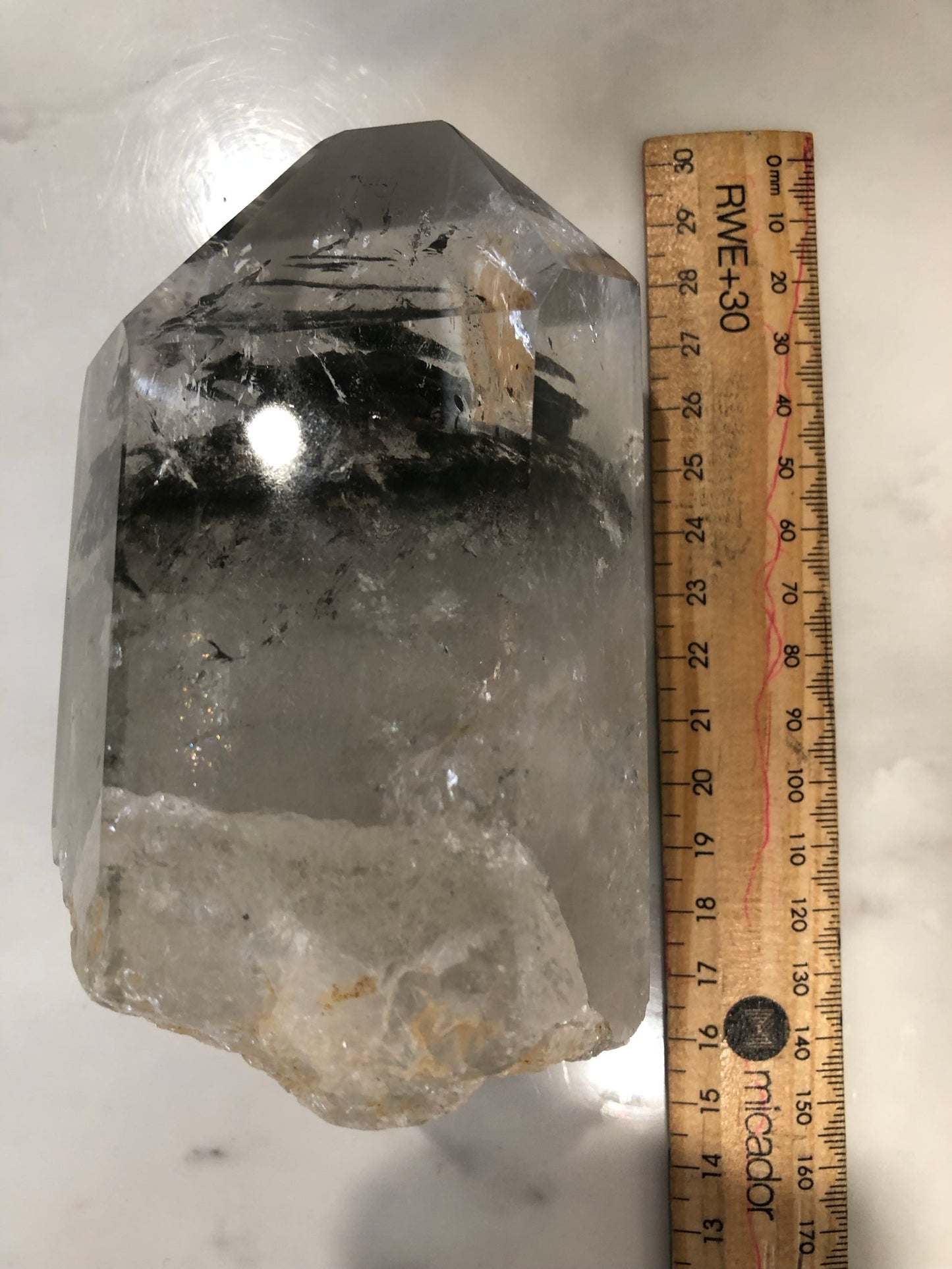 GARDEN QUARTZ TOWER(S) WITH WOODEN STAND(S)