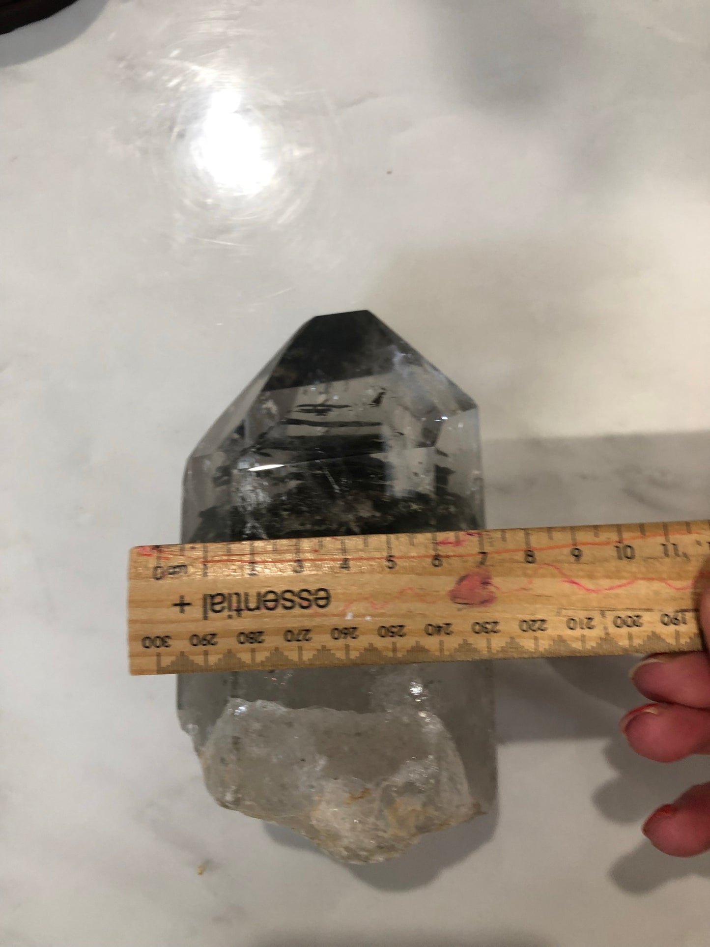 GARDEN QUARTZ TOWER(S) WITH WOODEN STAND(S)