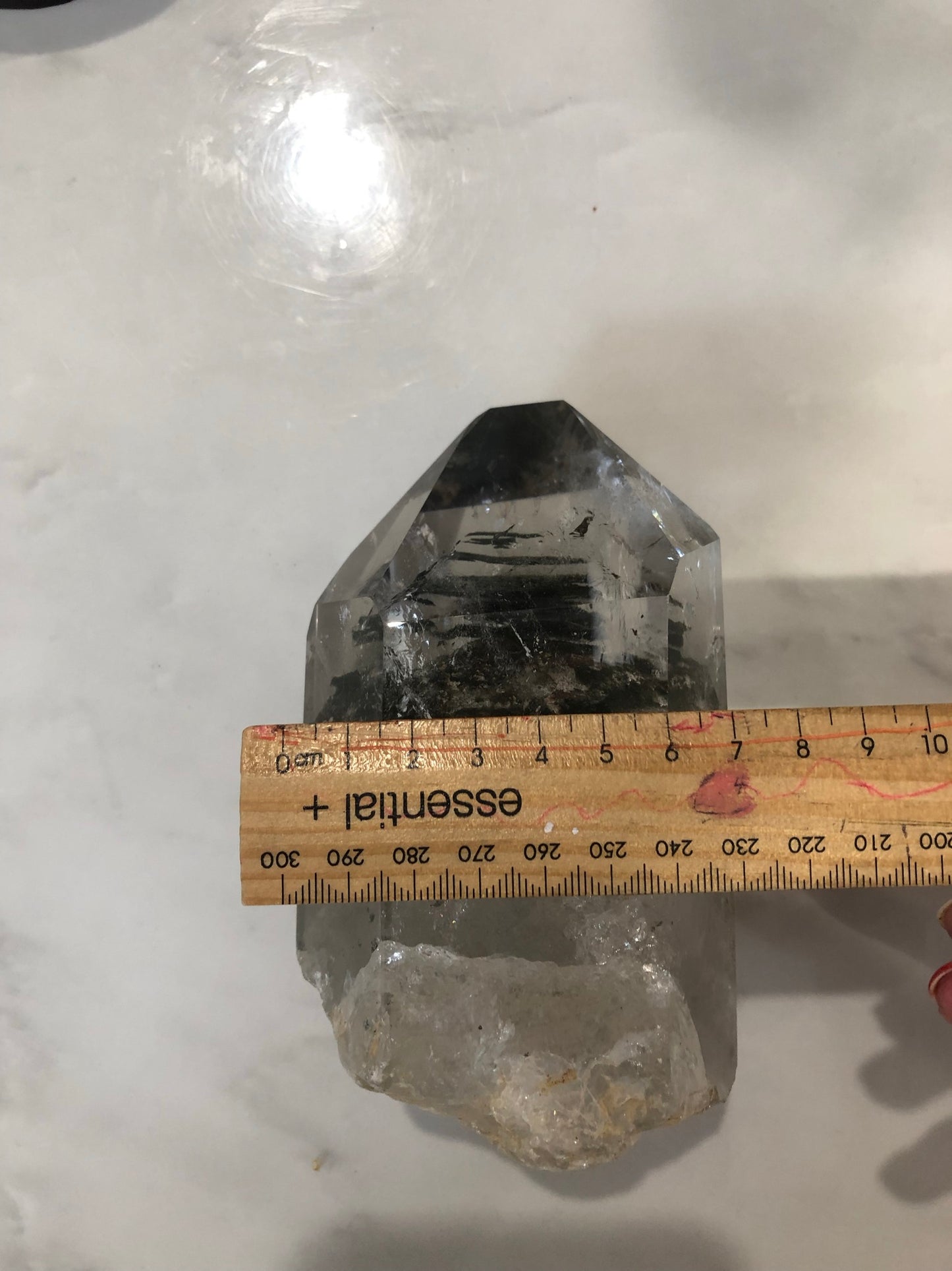 GARDEN QUARTZ TOWER(S) WITH WOODEN STAND(S)