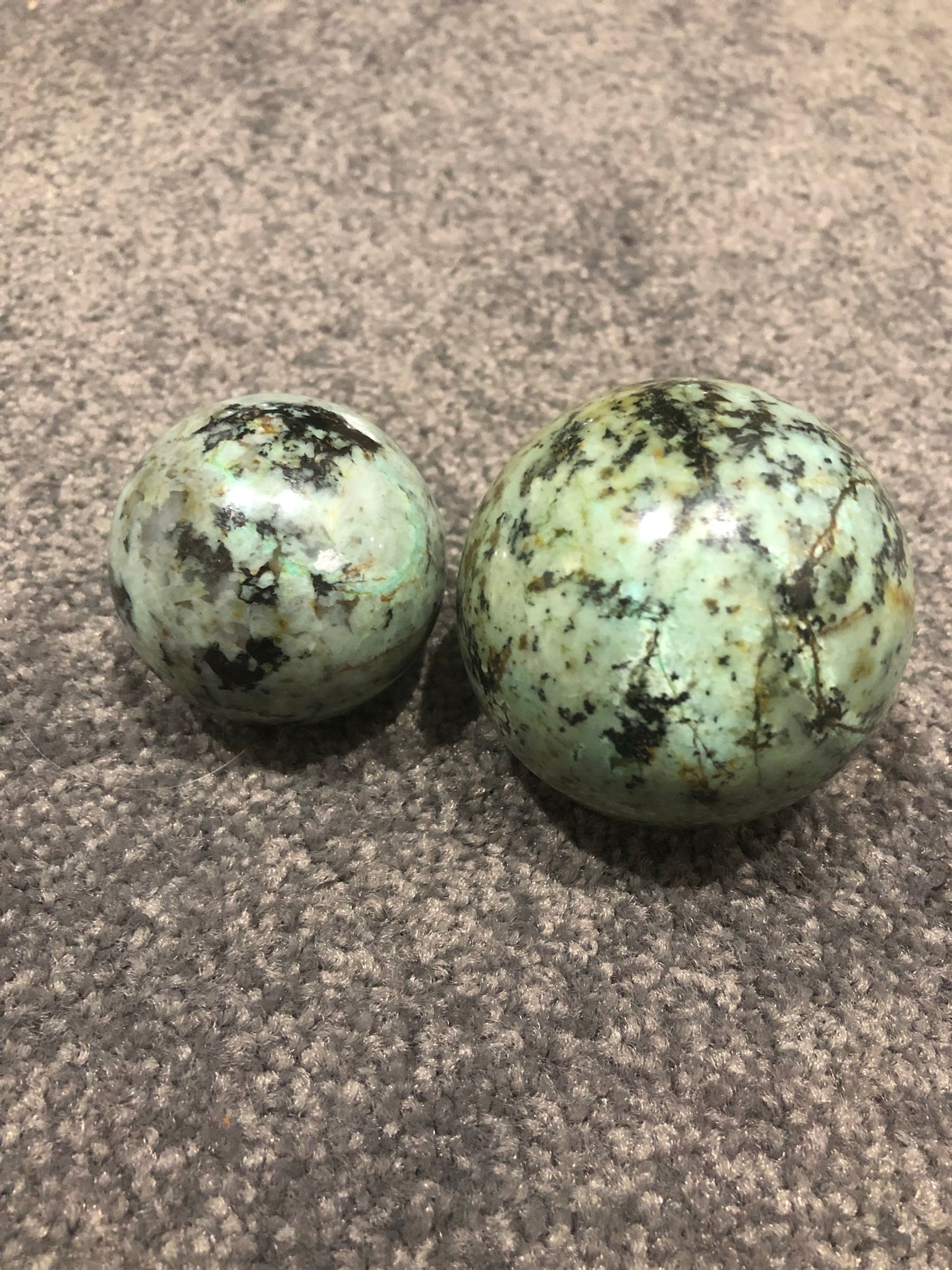Green Turquoise Sphere(s)