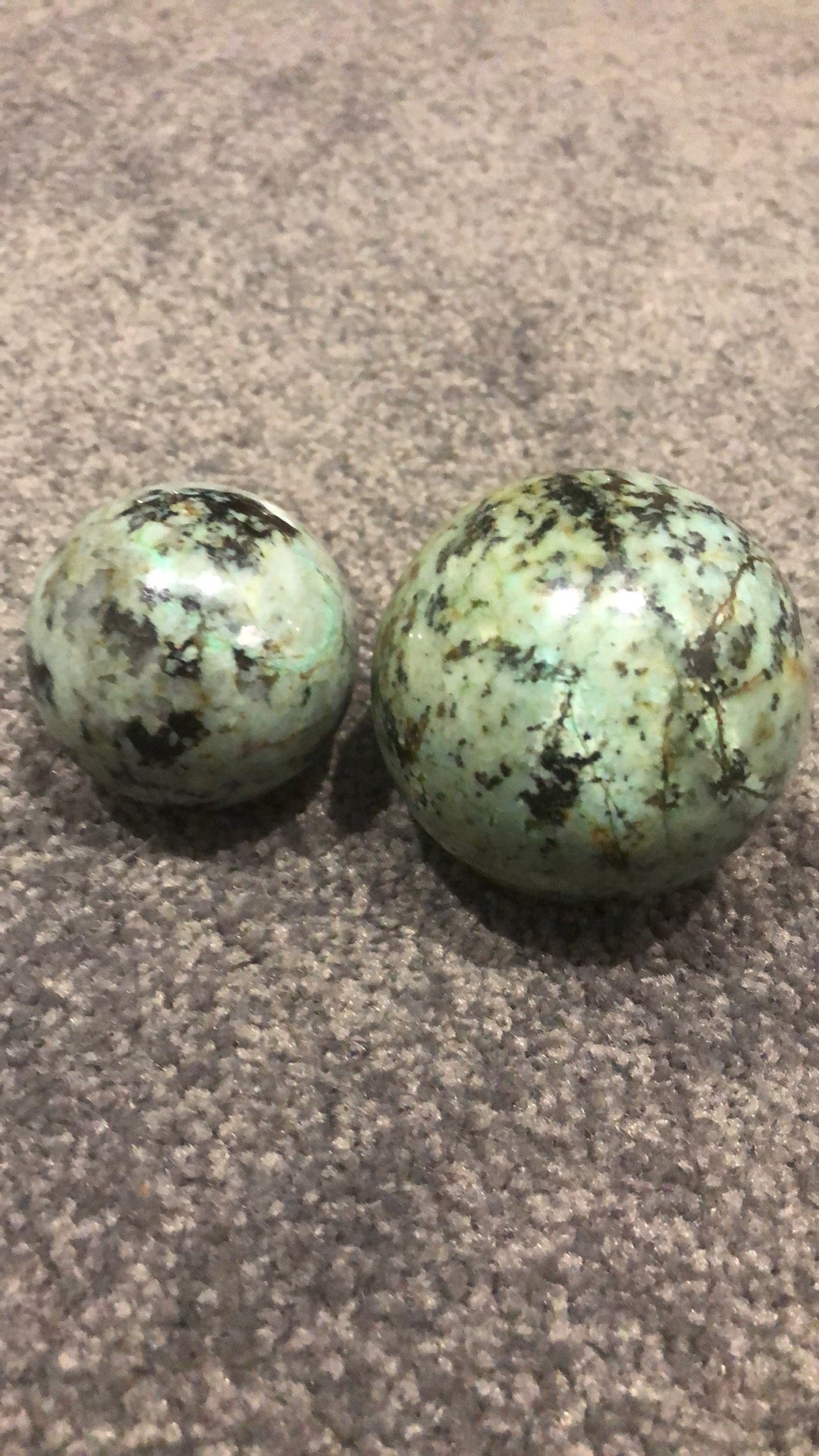 Green Turquoise Sphere(s)