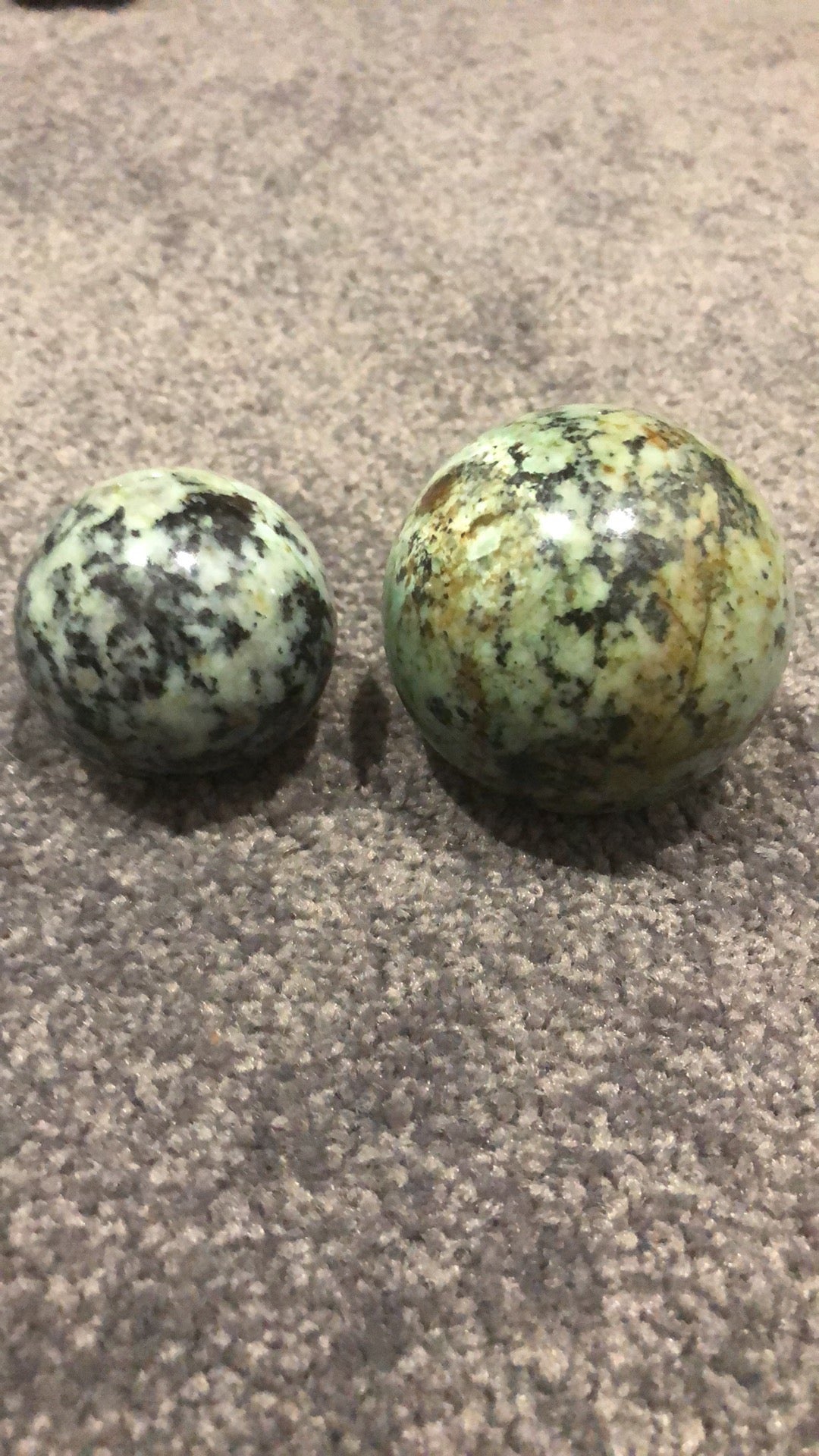 Green Turquoise Sphere(s)