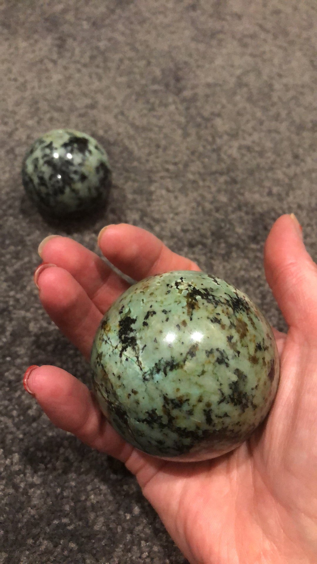 Green Turquoise Sphere(s)