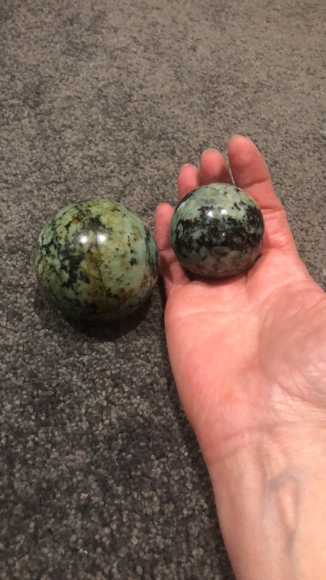 Green Turquoise Sphere(s)
