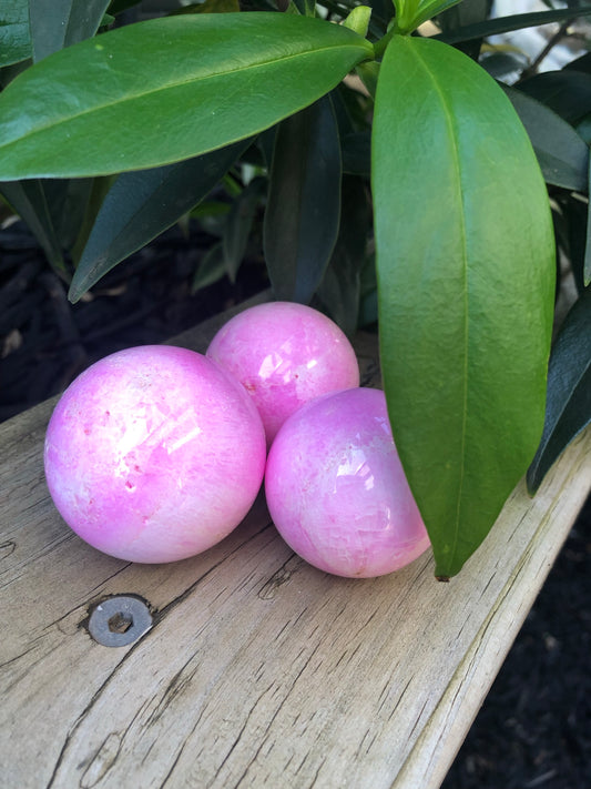 PINK ARAGANITE SPHERE