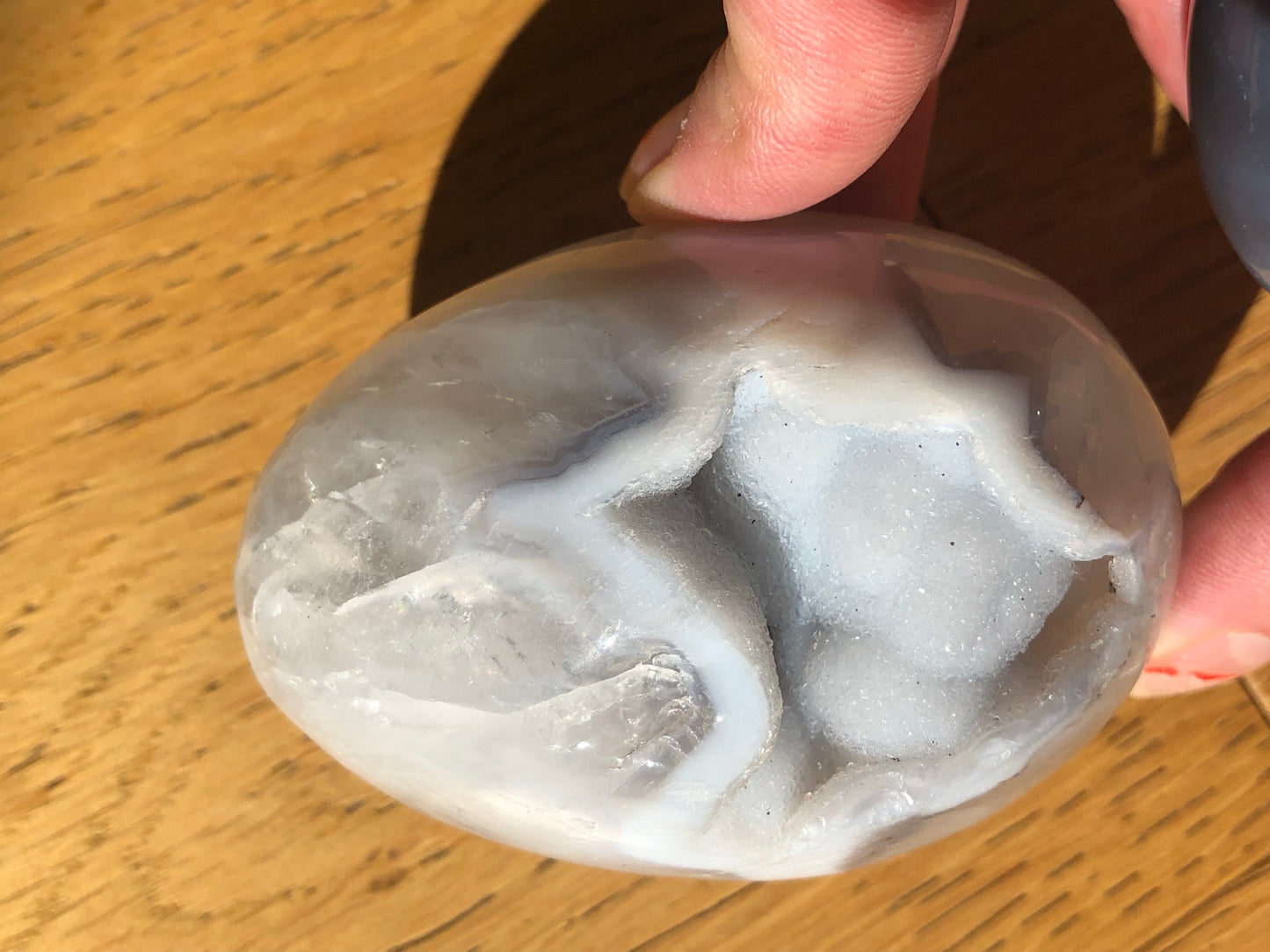 DRUZY AGATE EGG SHAPES