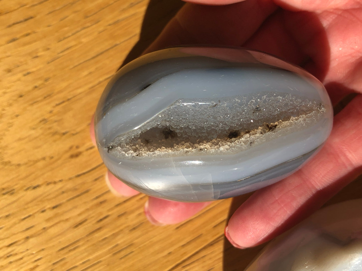 DRUZY AGATE EGG SHAPES