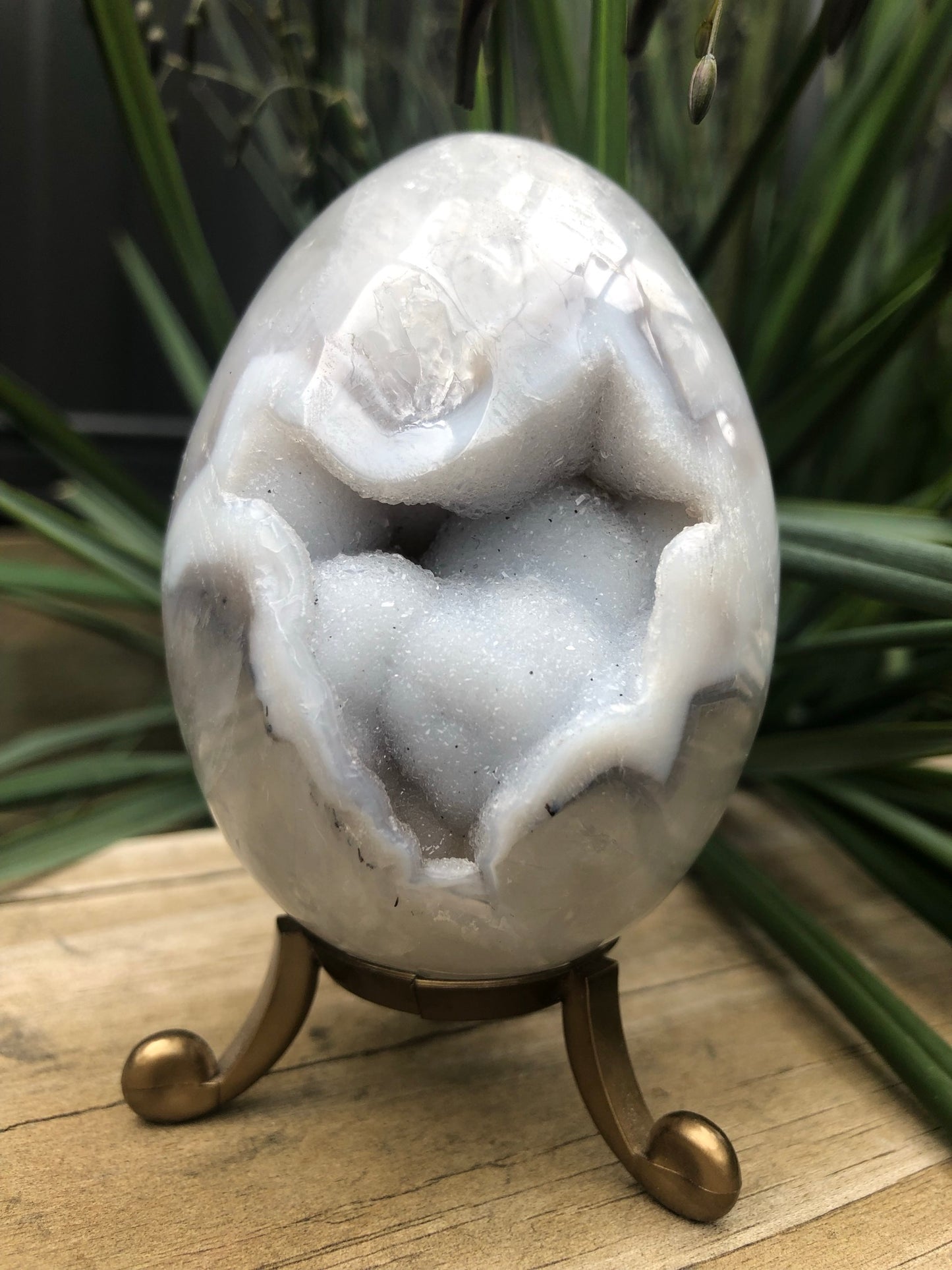 DRUZY AGATE EGG SHAPES