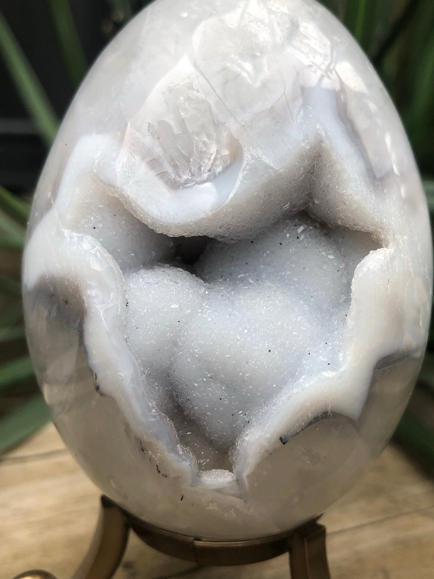 DRUZY AGATE EGG SHAPES