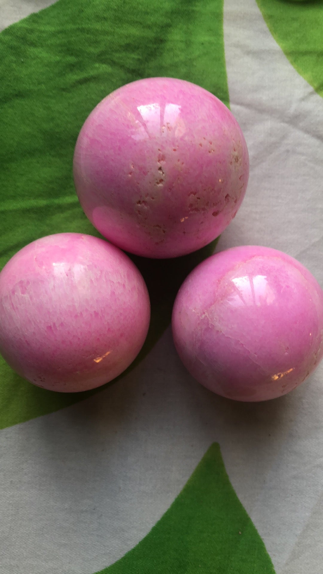 PINK ARAGANITE SPHERE