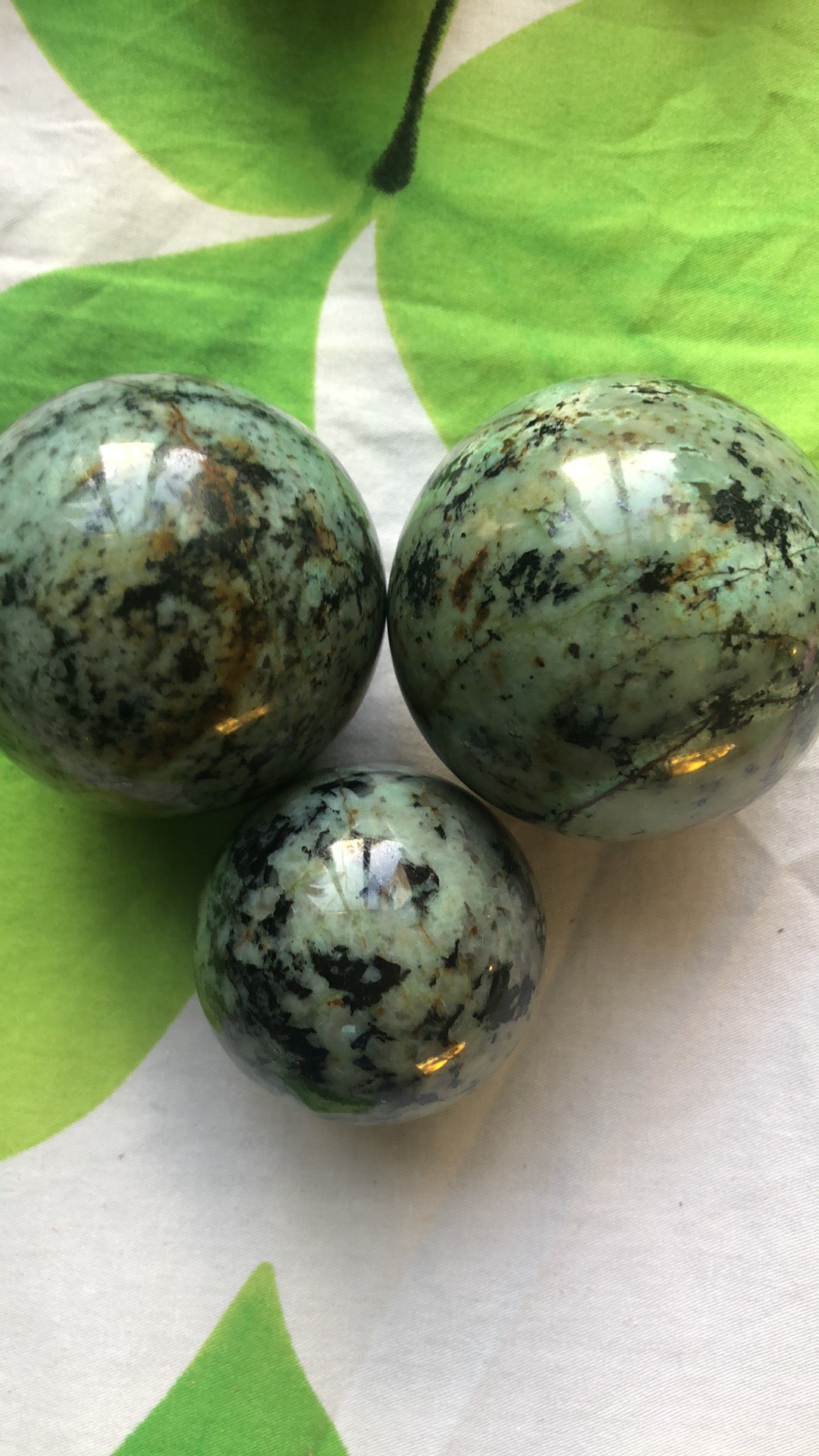 Green Turquoise Sphere(s)