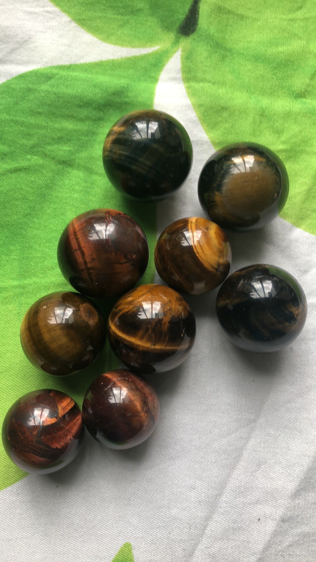 TIGERS EYE SPHERES (SMALL)