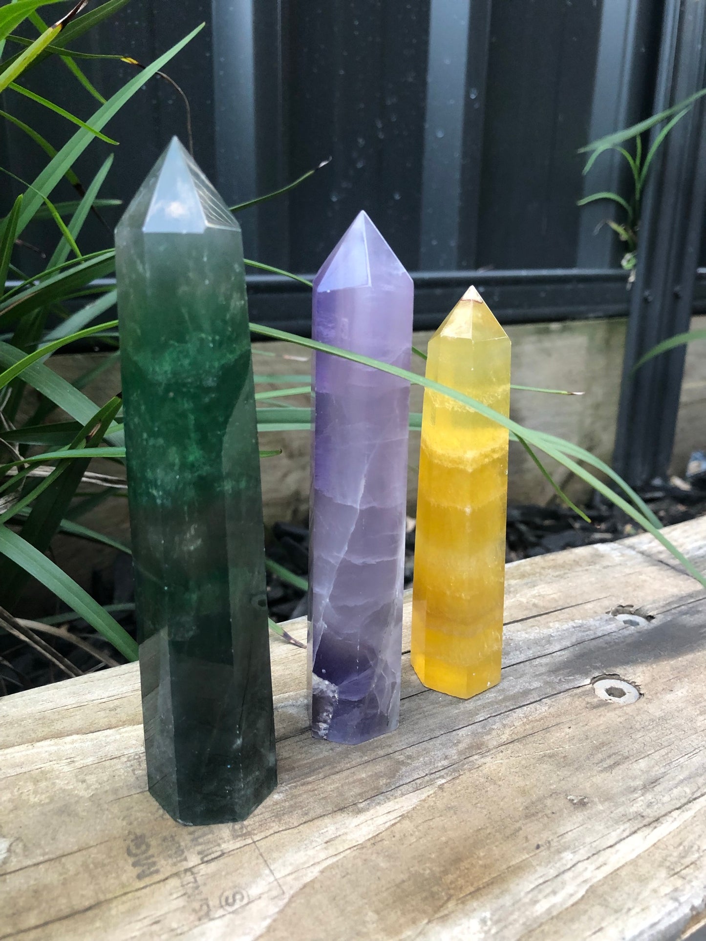 MIXED FLUORITE POINTS