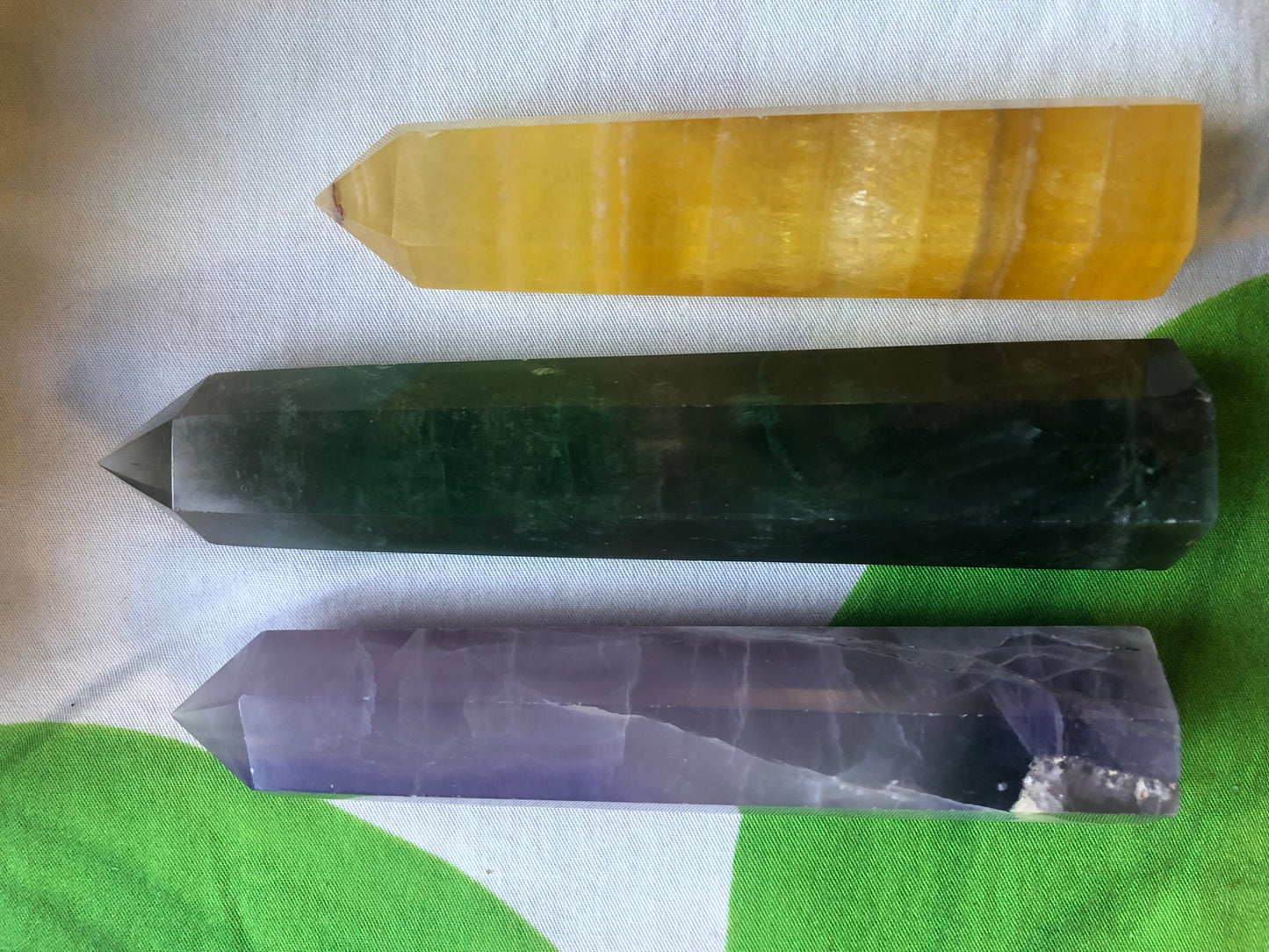 MIXED FLUORITE POINTS