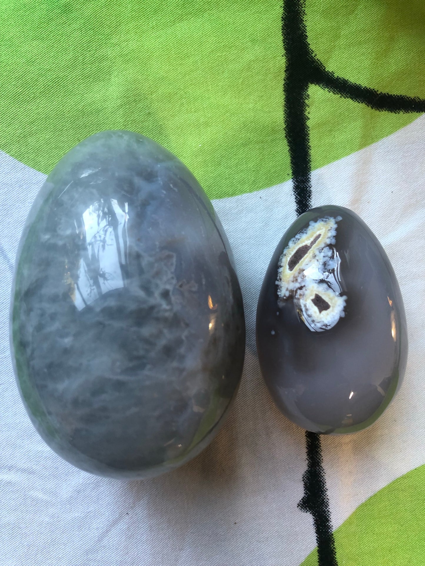 DRUZY AGATE EGG SHAPES