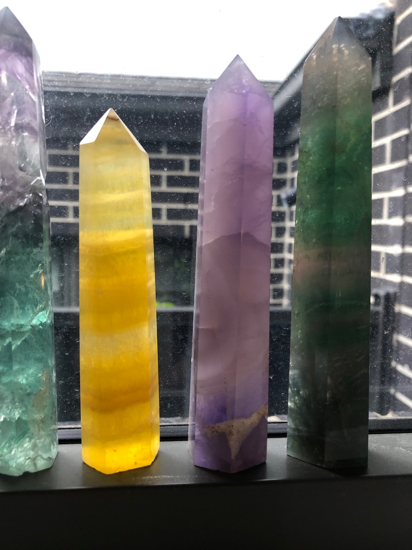 MIXED FLUORITE POINTS