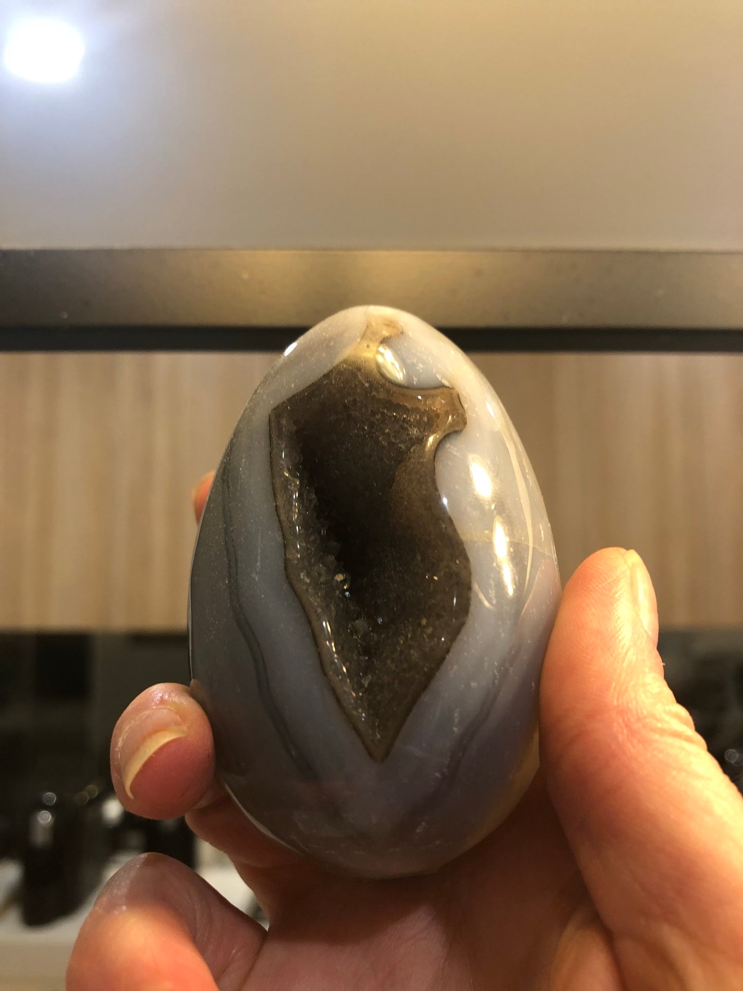 DRUZY AGATE EGG SHAPES
