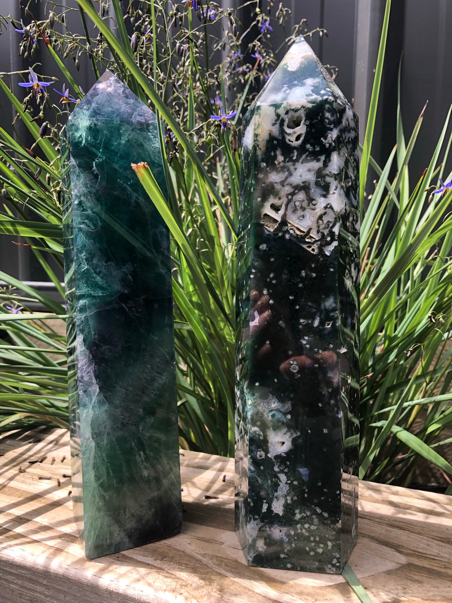GREEN FLUORITE TOWER