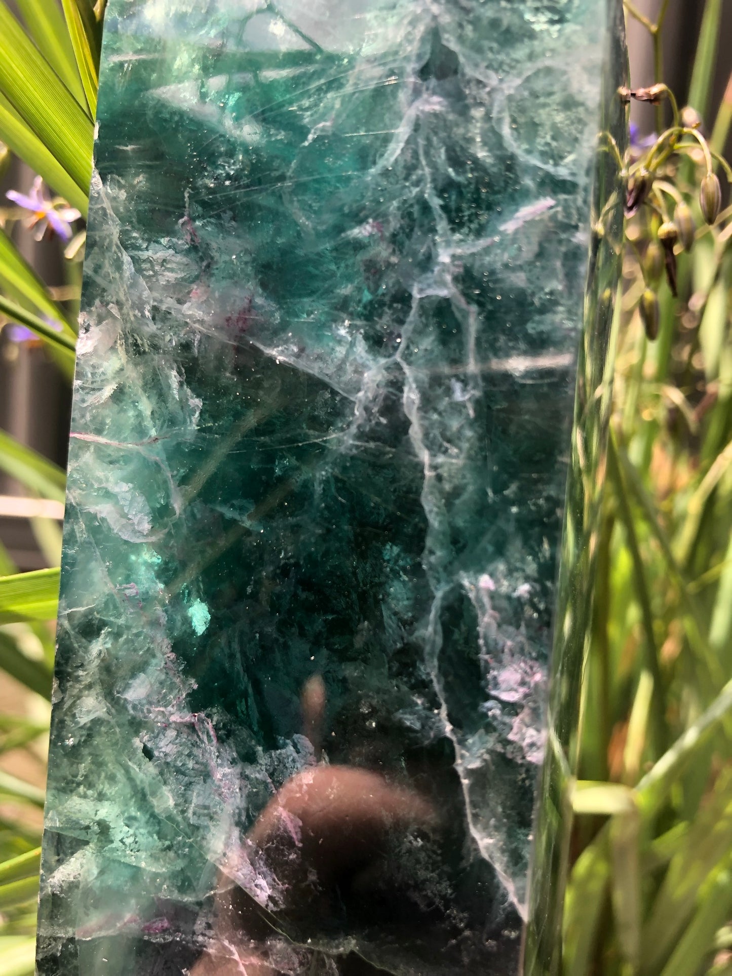 GREEN FLUORITE TOWER