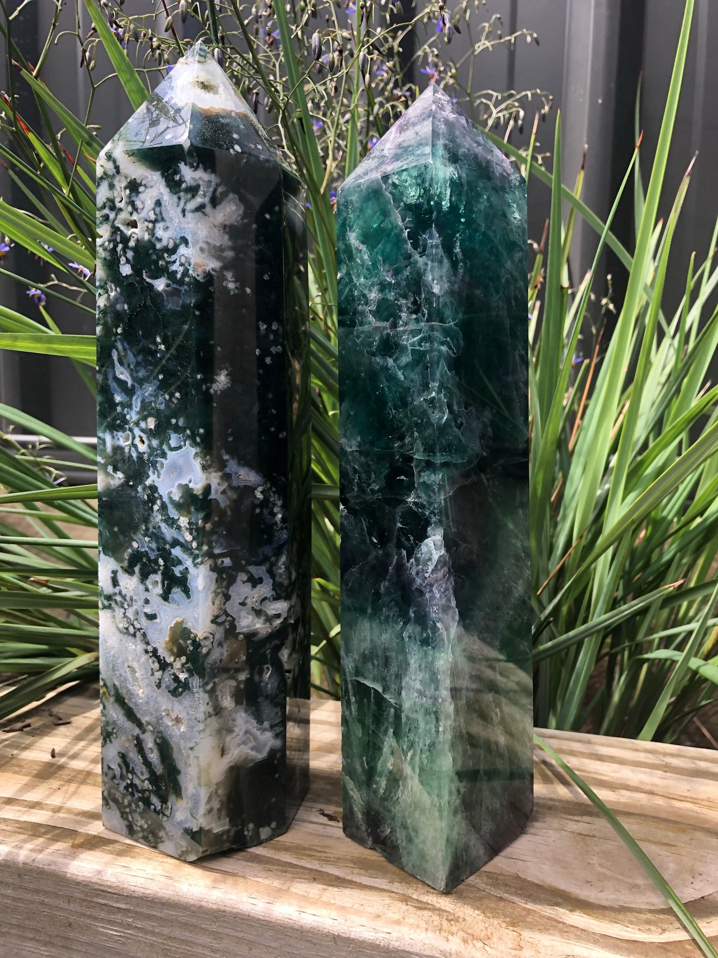 GREEN FLUORITE TOWER