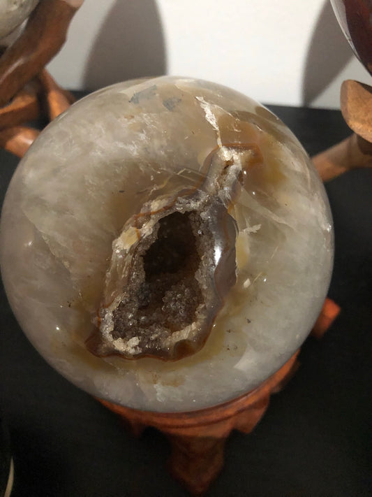 Druzy Agate Sphere (Extra Large)