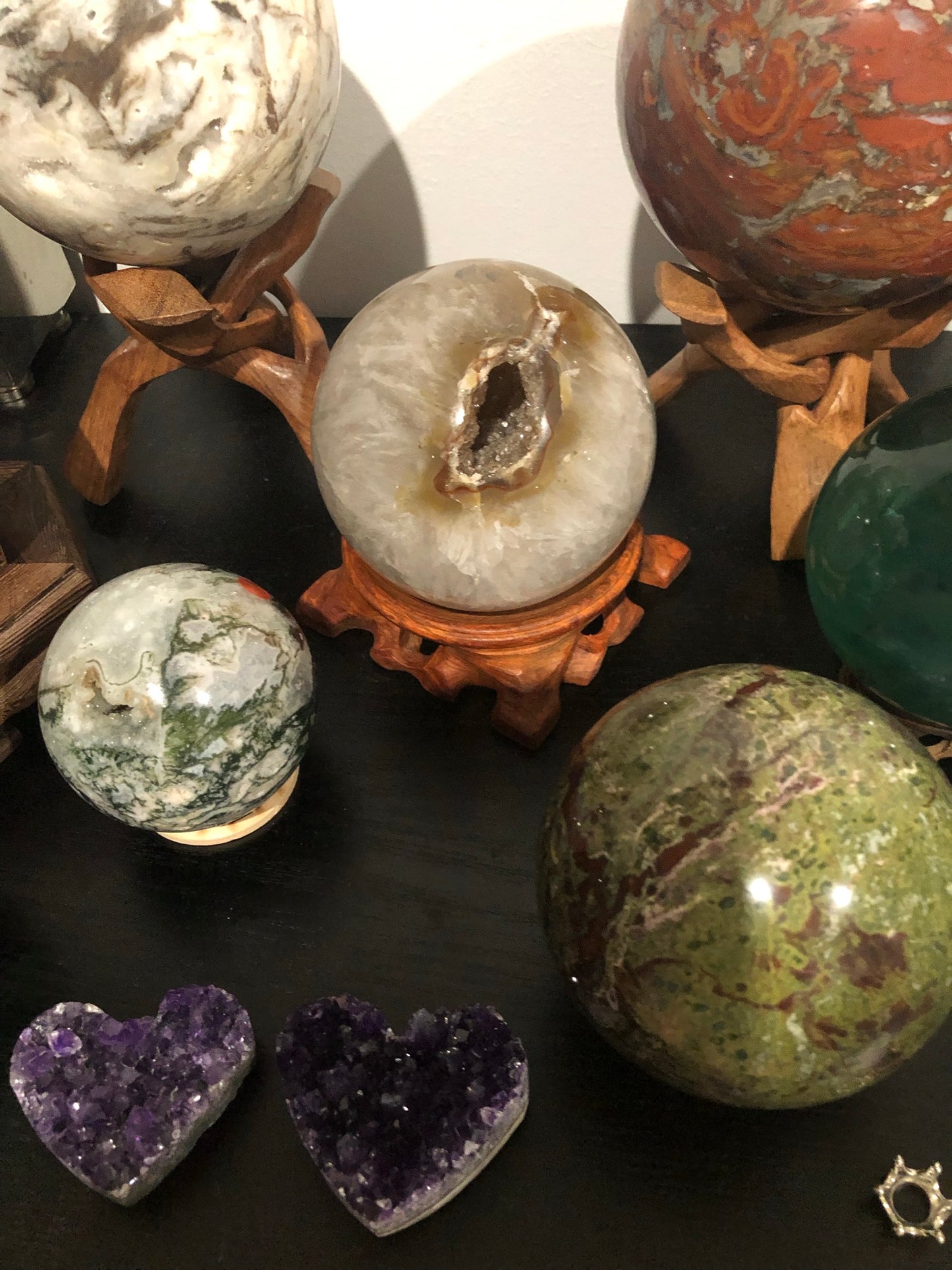 DRAGON BLOOD STONE (JASPER) SPHERE