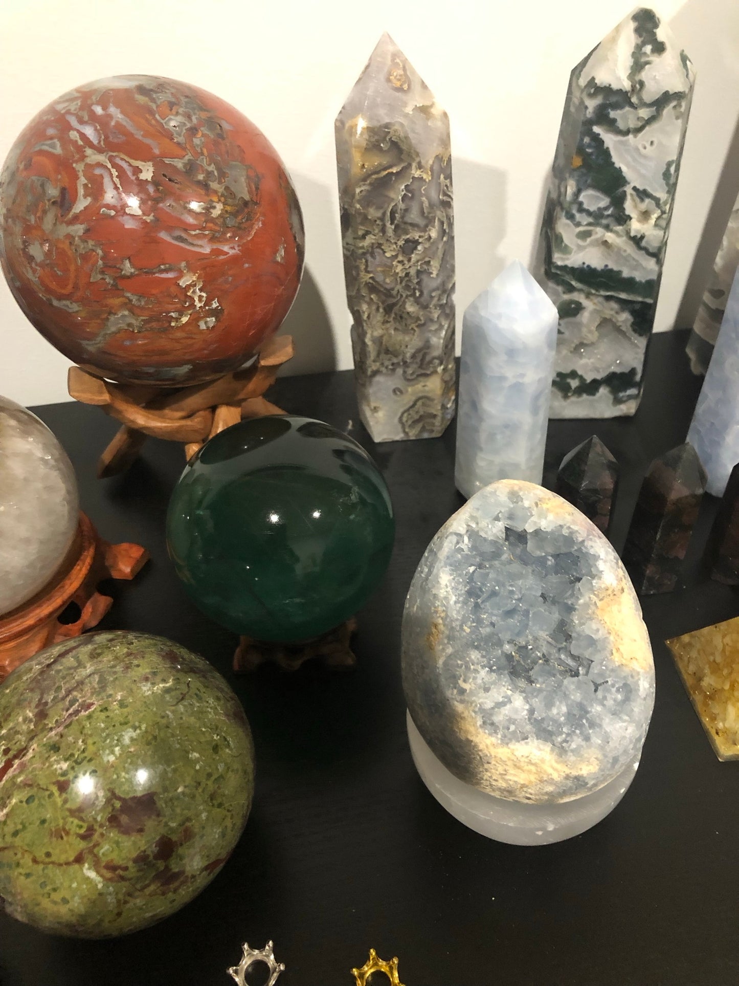 DRAGON BLOOD STONE (JASPER) SPHERE