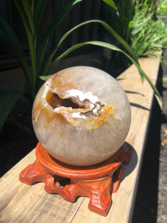 Druzy Agate Sphere (Extra Large)