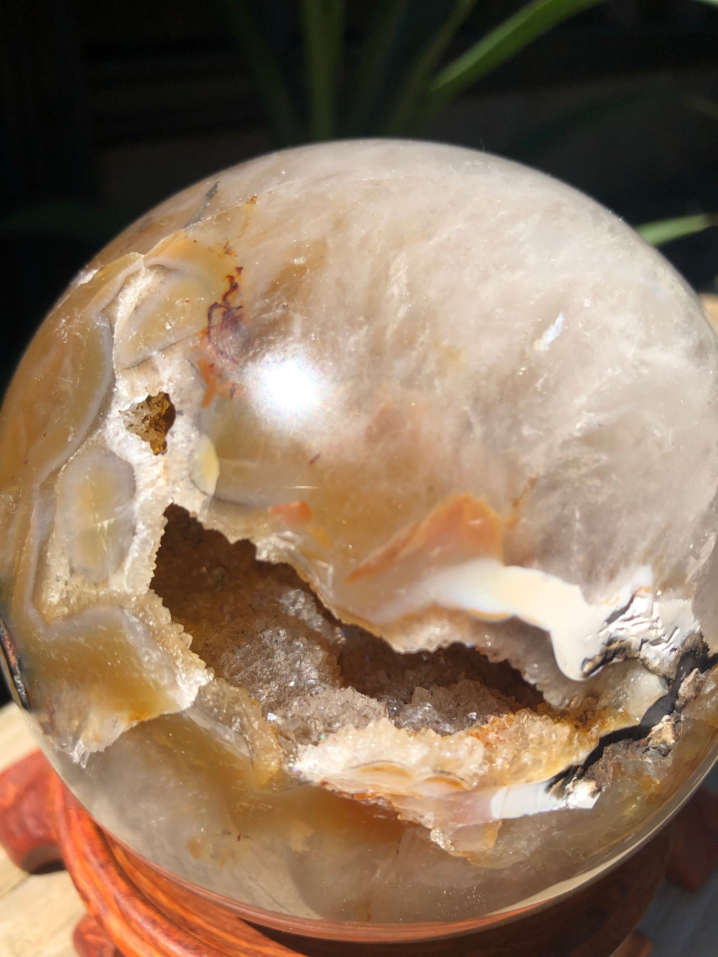 Druzy Agate Sphere (Extra Large)