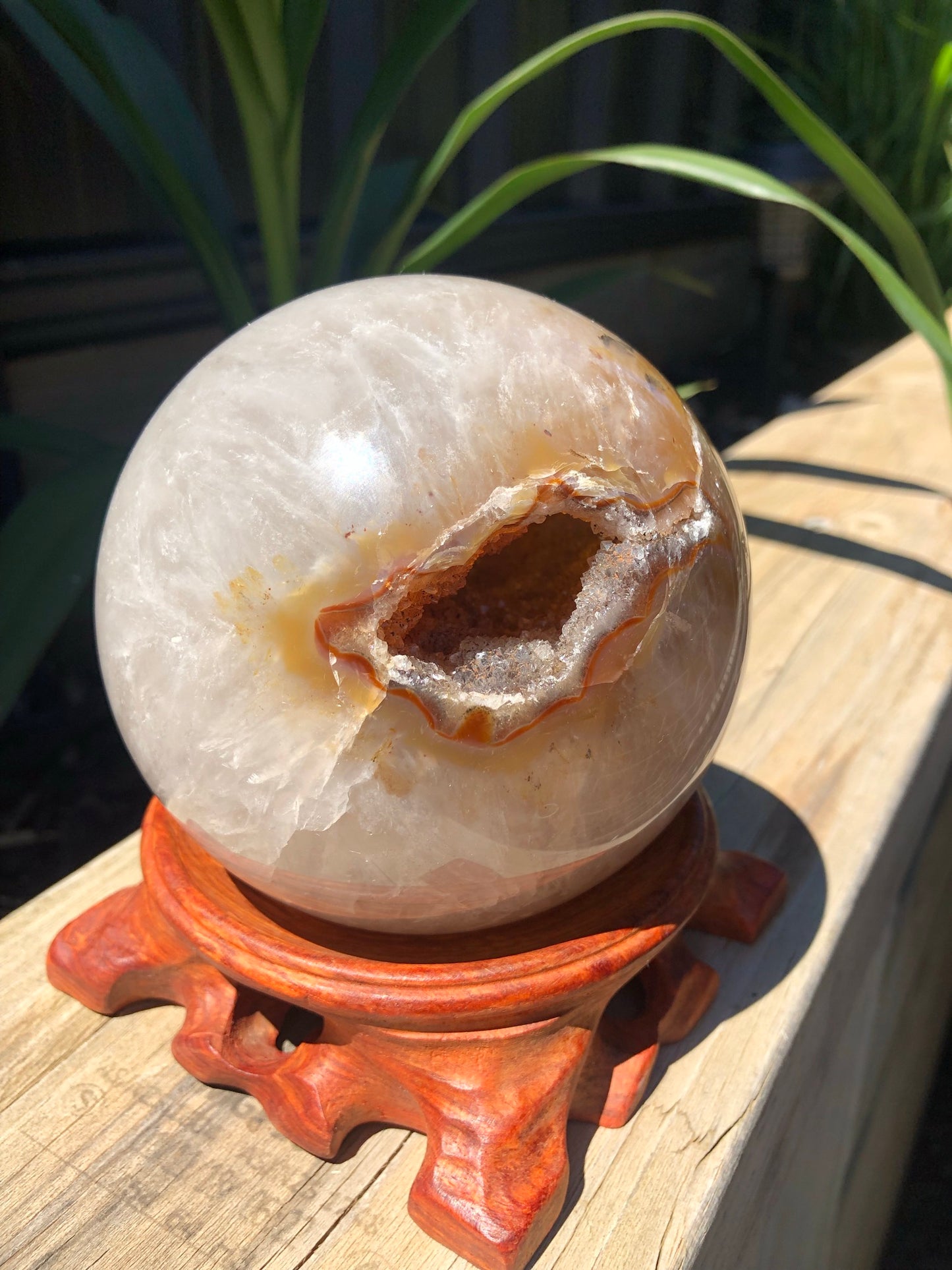 Druzy Agate Sphere (Extra Large)