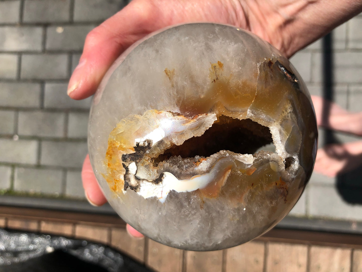 Druzy Agate Sphere (Extra Large)