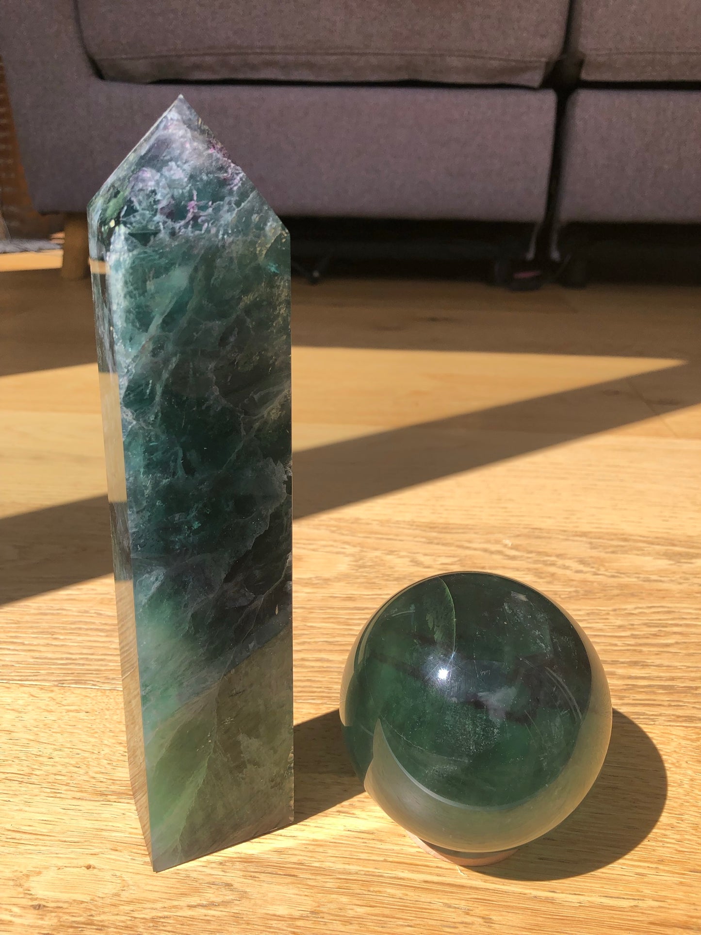 GREEN FLUORITE TOWER