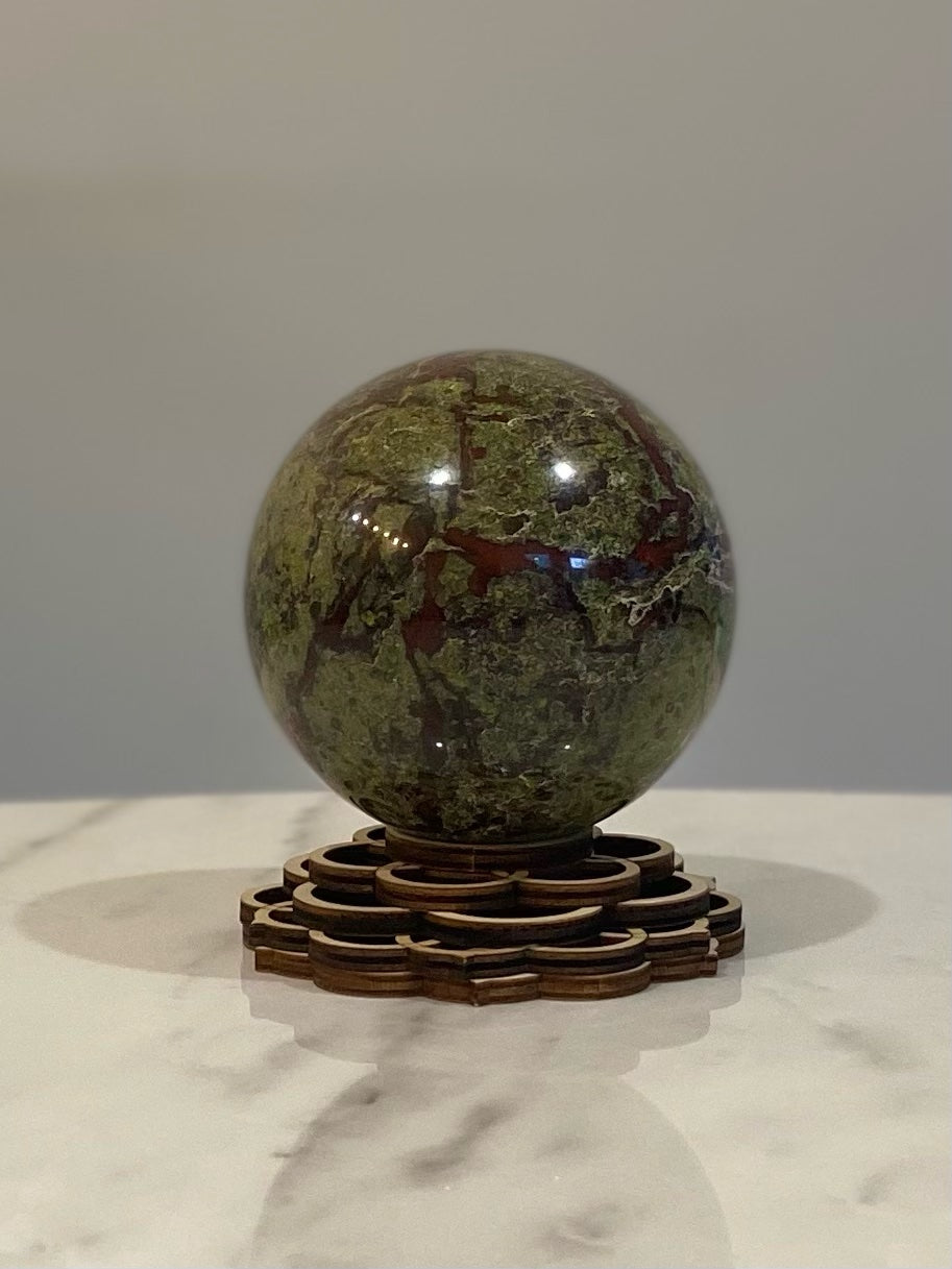 DRAGON BLOOD STONE (JASPER) SPHERE