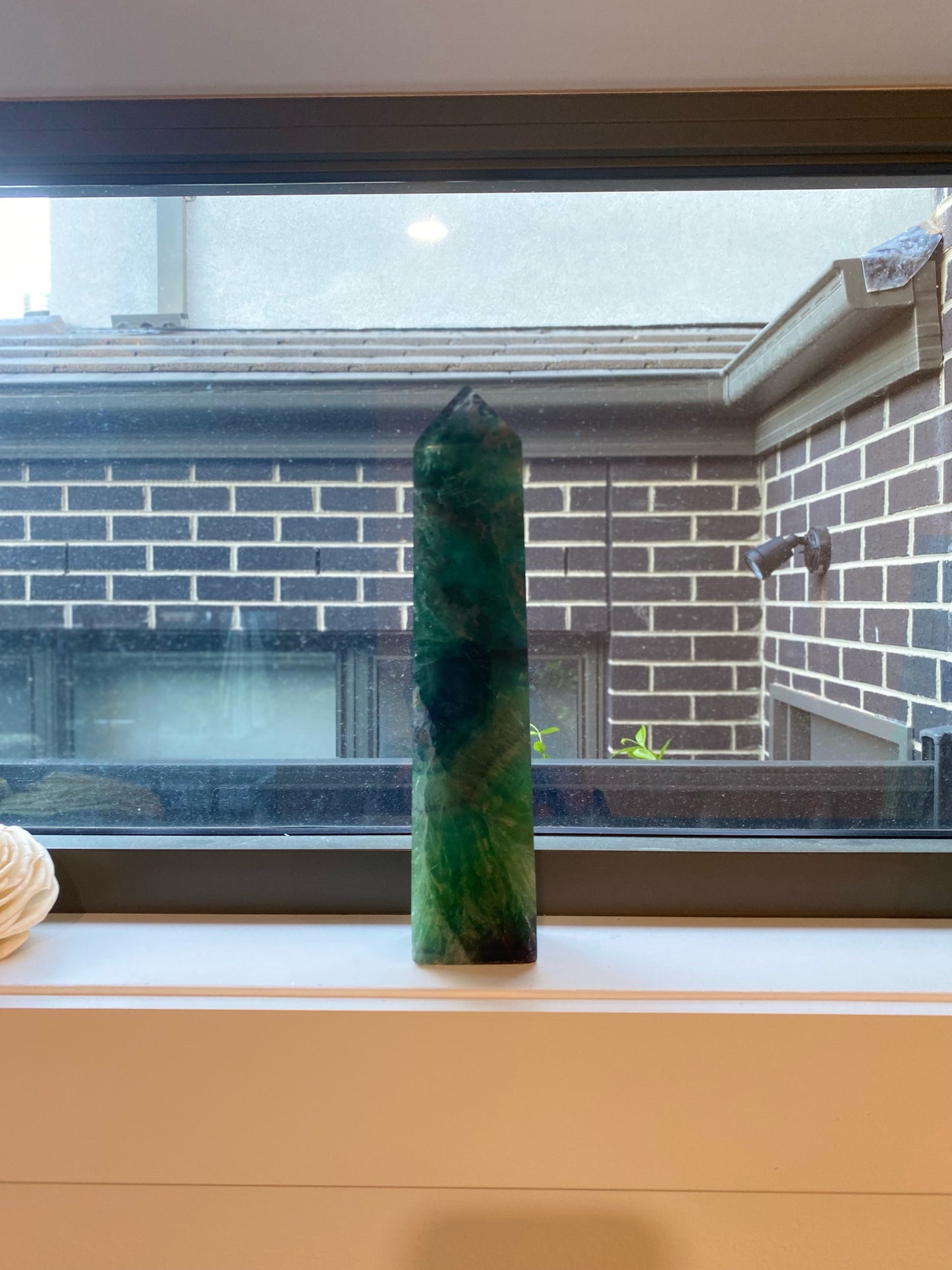 GREEN FLUORITE TOWER