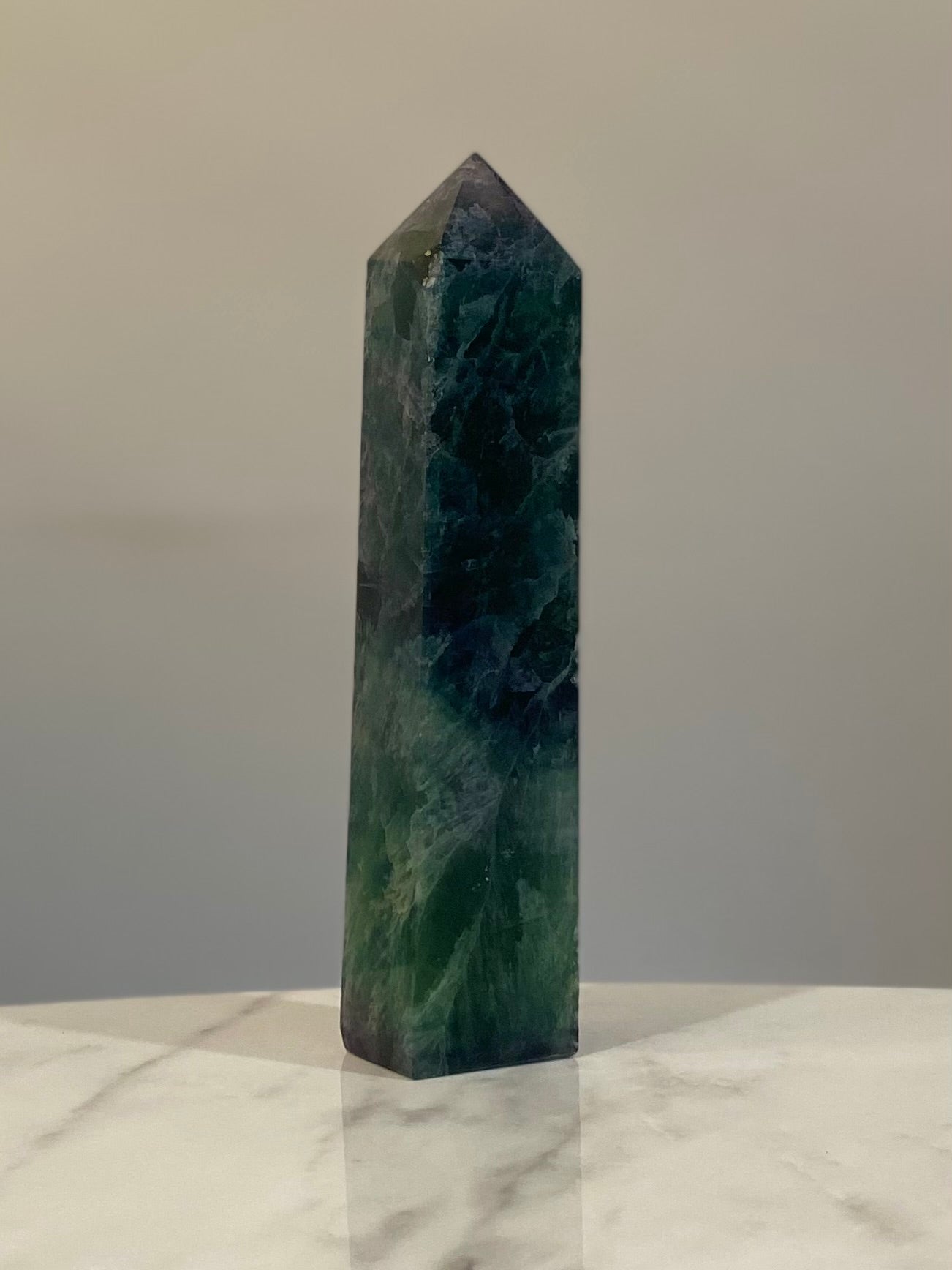 GREEN FLUORITE TOWER