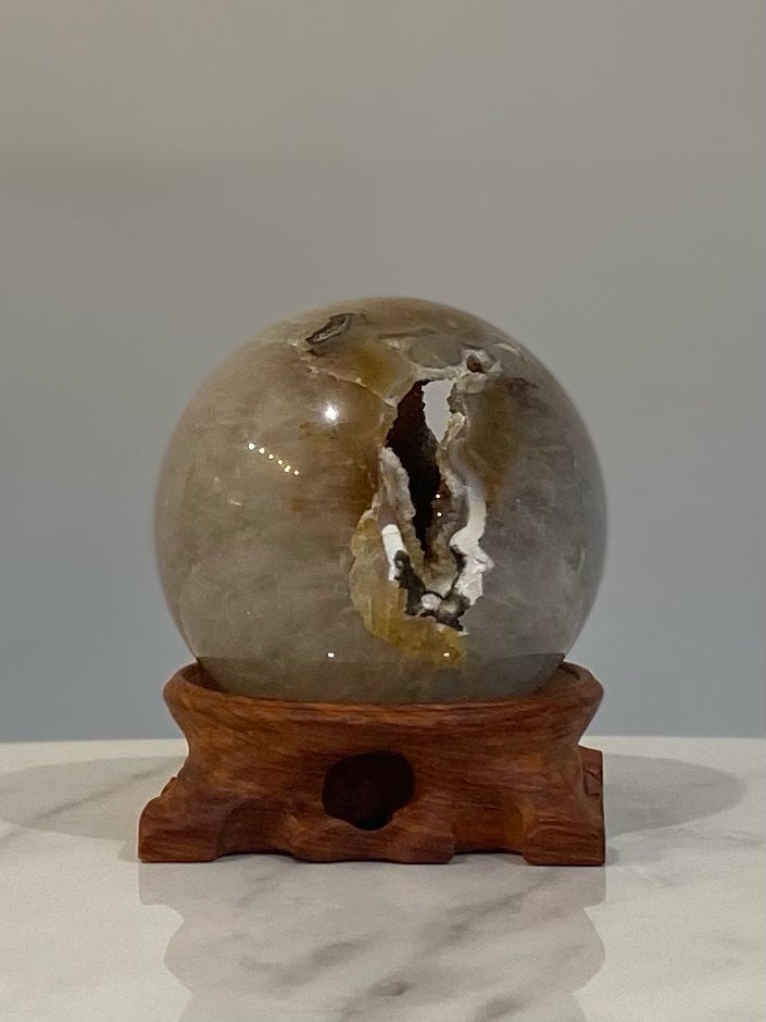 Druzy Agate Sphere (Extra Large)