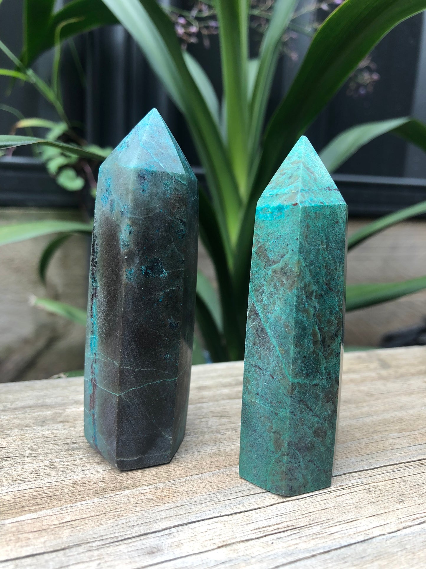 CHRYSOCOLLA POINTS