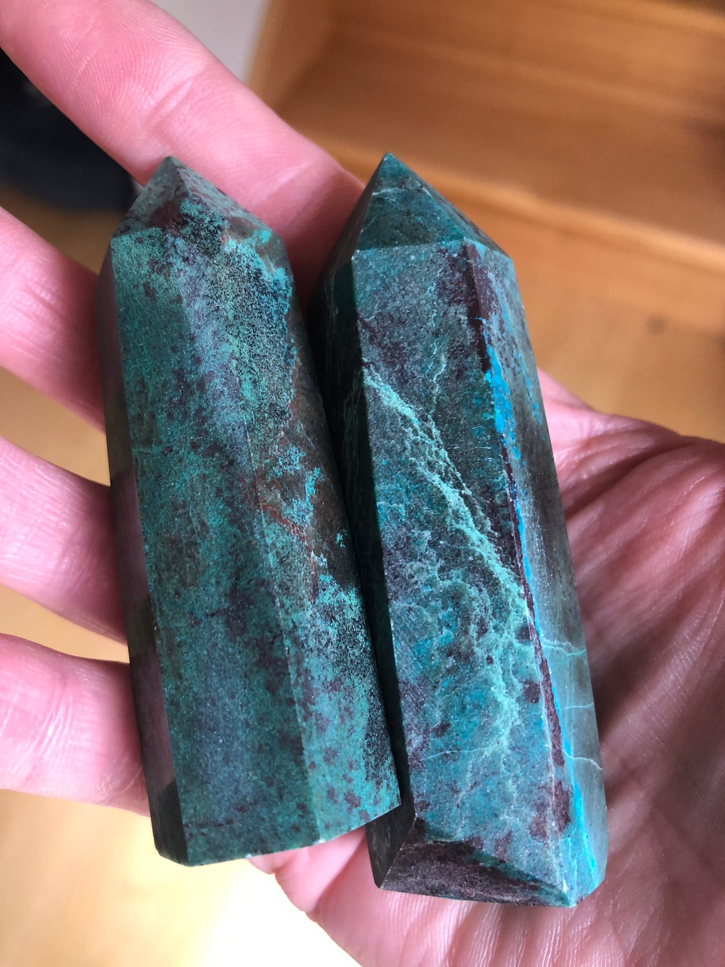 CHRYSOCOLLA POINTS