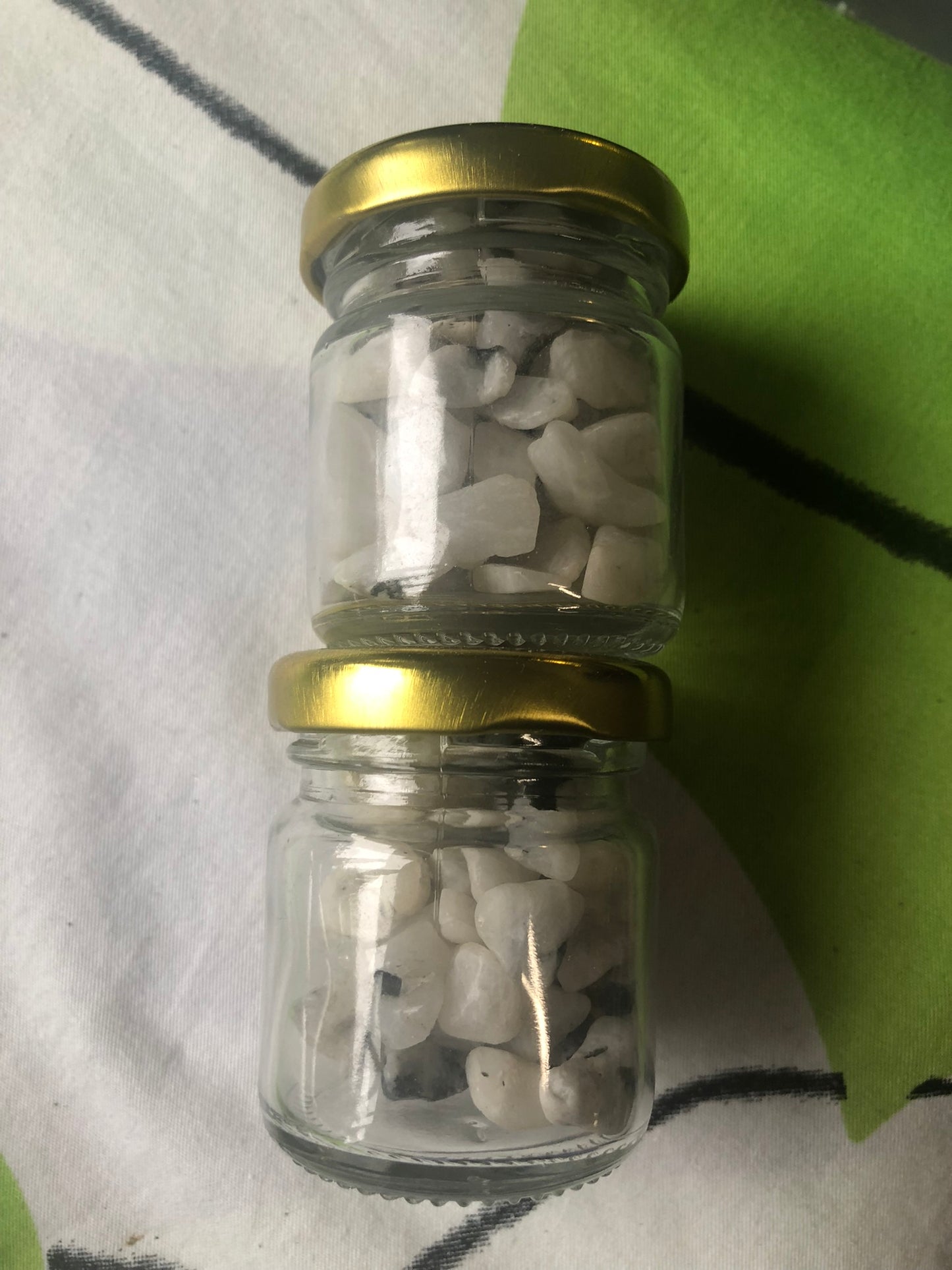 JARS OF CRYSTAL CHIPS