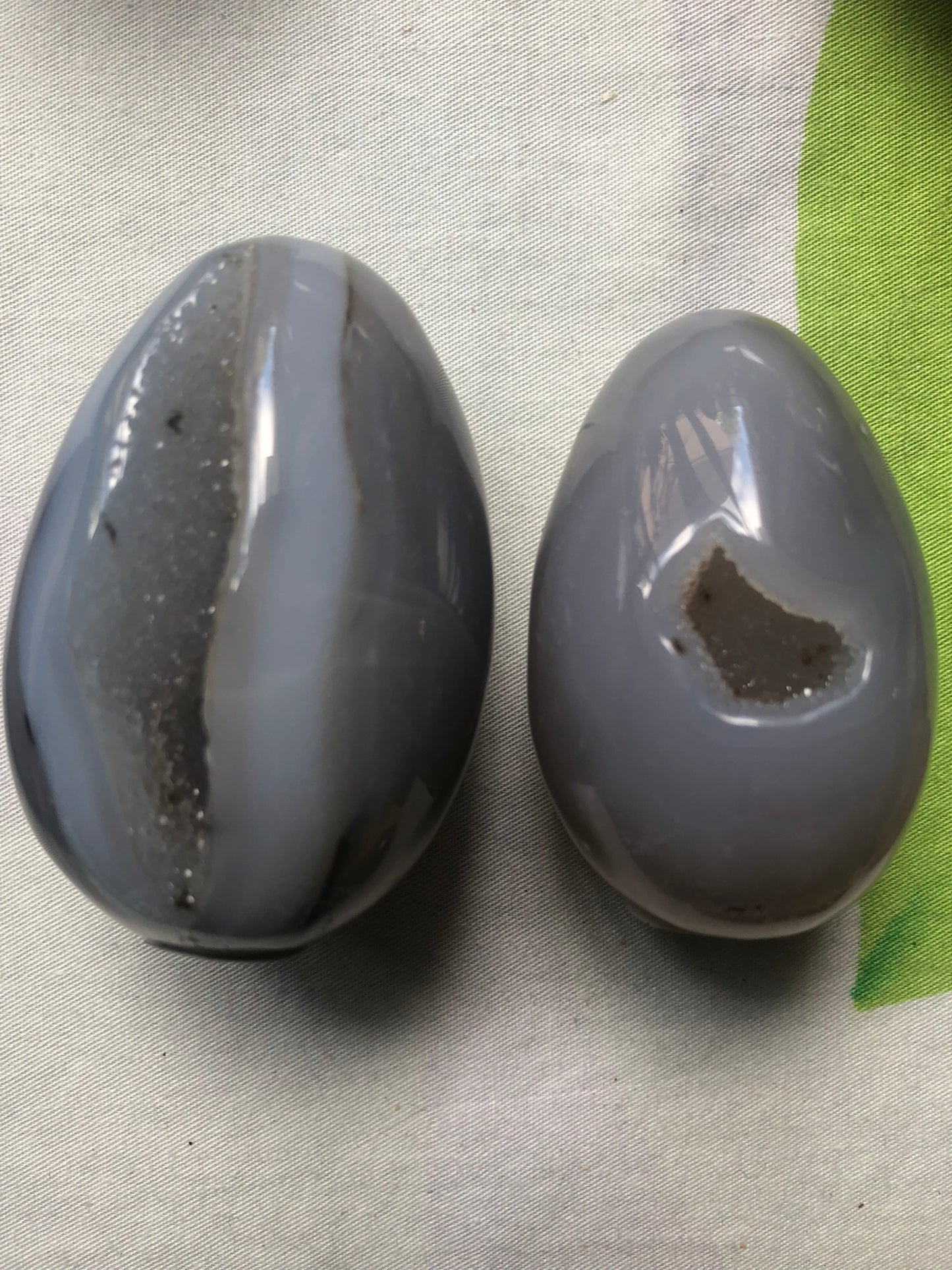 DRUZY AGATE EGG SHAPES